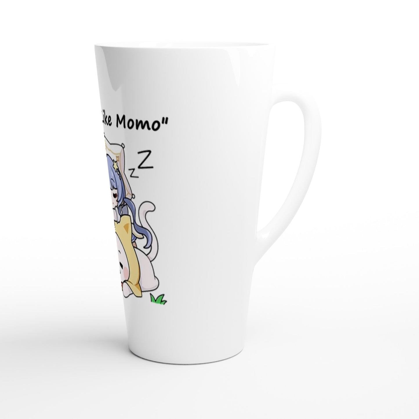 Infinity Nikki Momo White Latte 17oz Ceramic Mug - Diverso shop