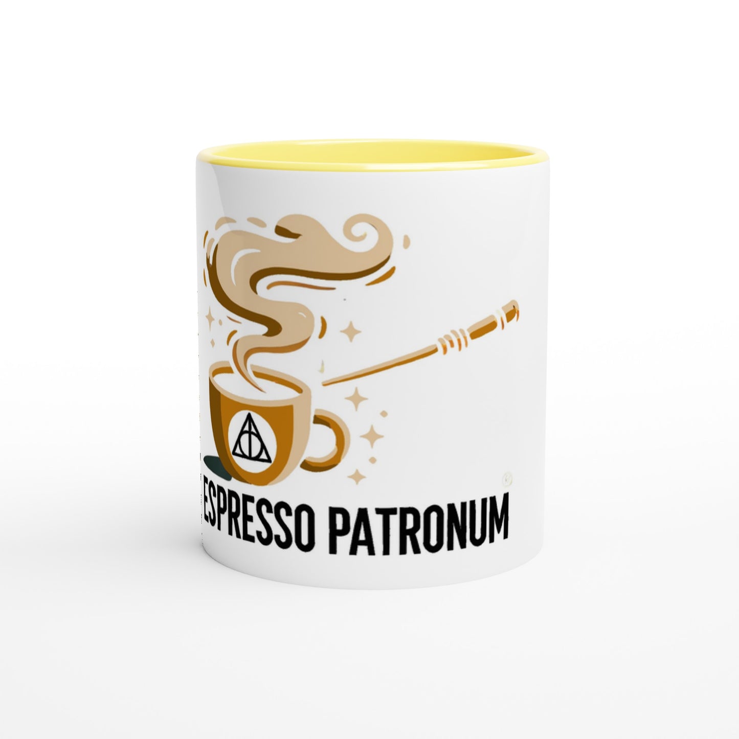 White 11oz Ceramic Mug with Color Inside - Diverso shop