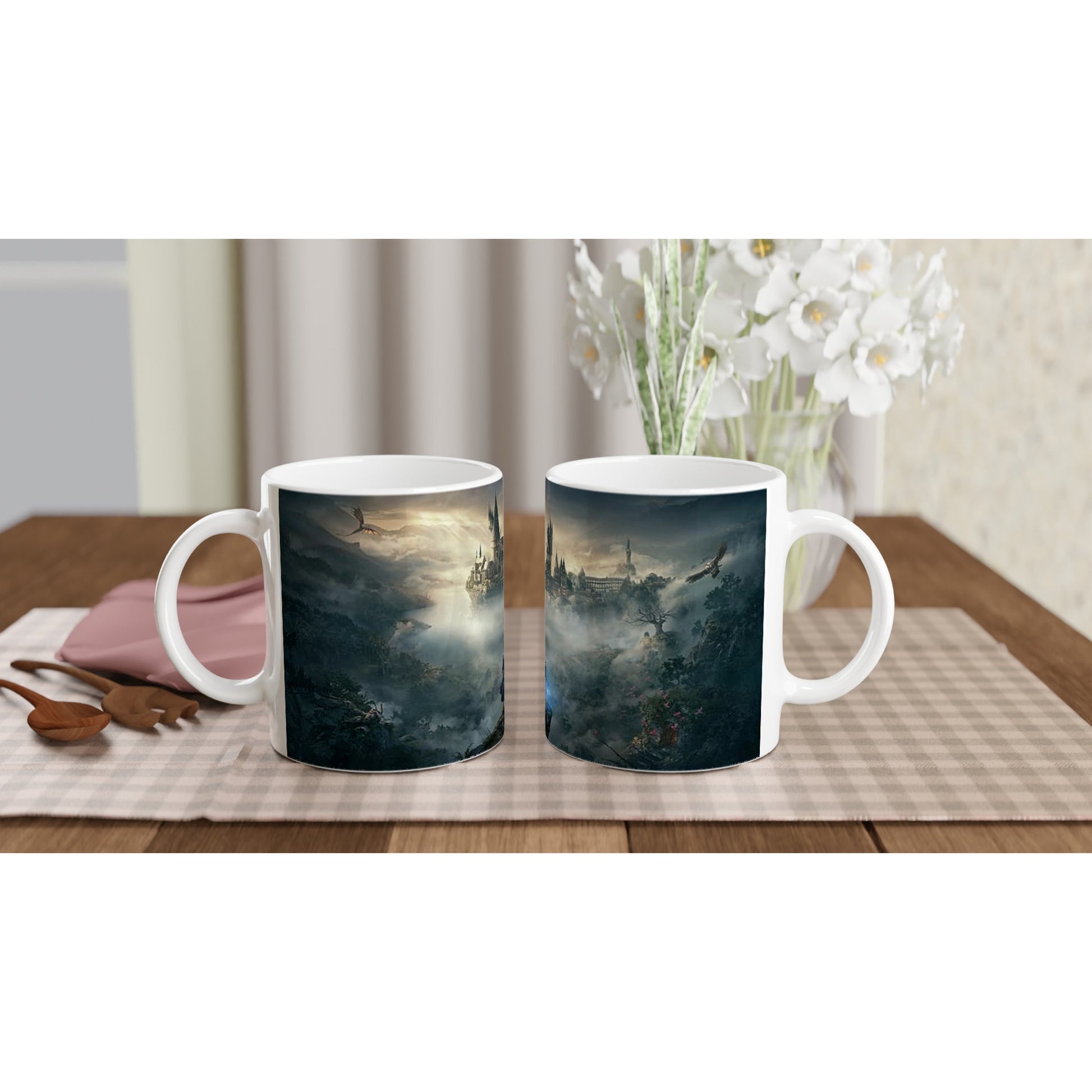 Hogwarts Legacy inspired White 11oz Ceramic Mug - Diverso shop