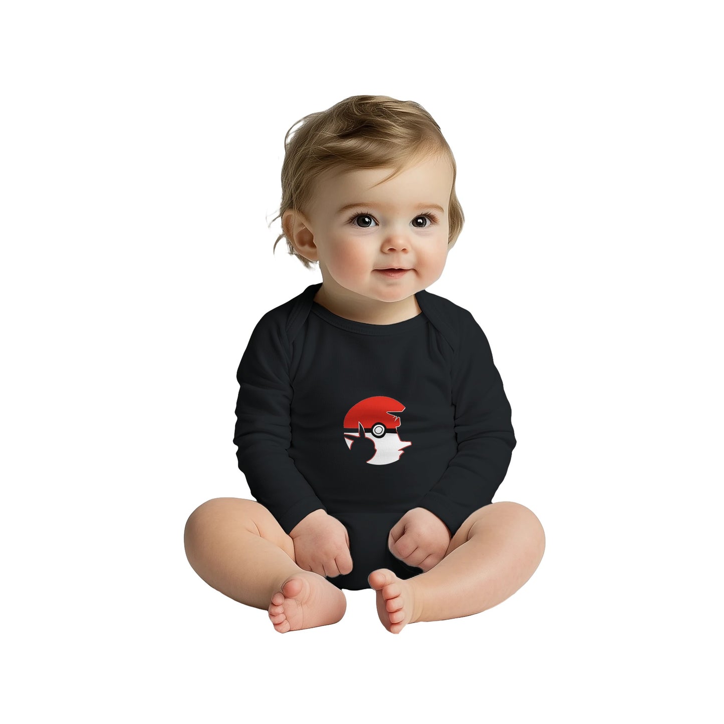 poke ball Classic Baby Long Sleeve Bodysuit