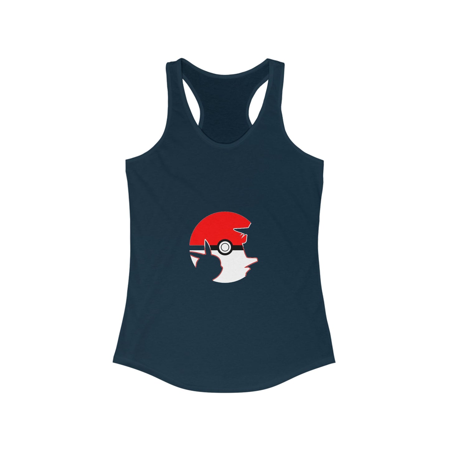 pokeball anime inspired Women's Ideal Racerback Tank