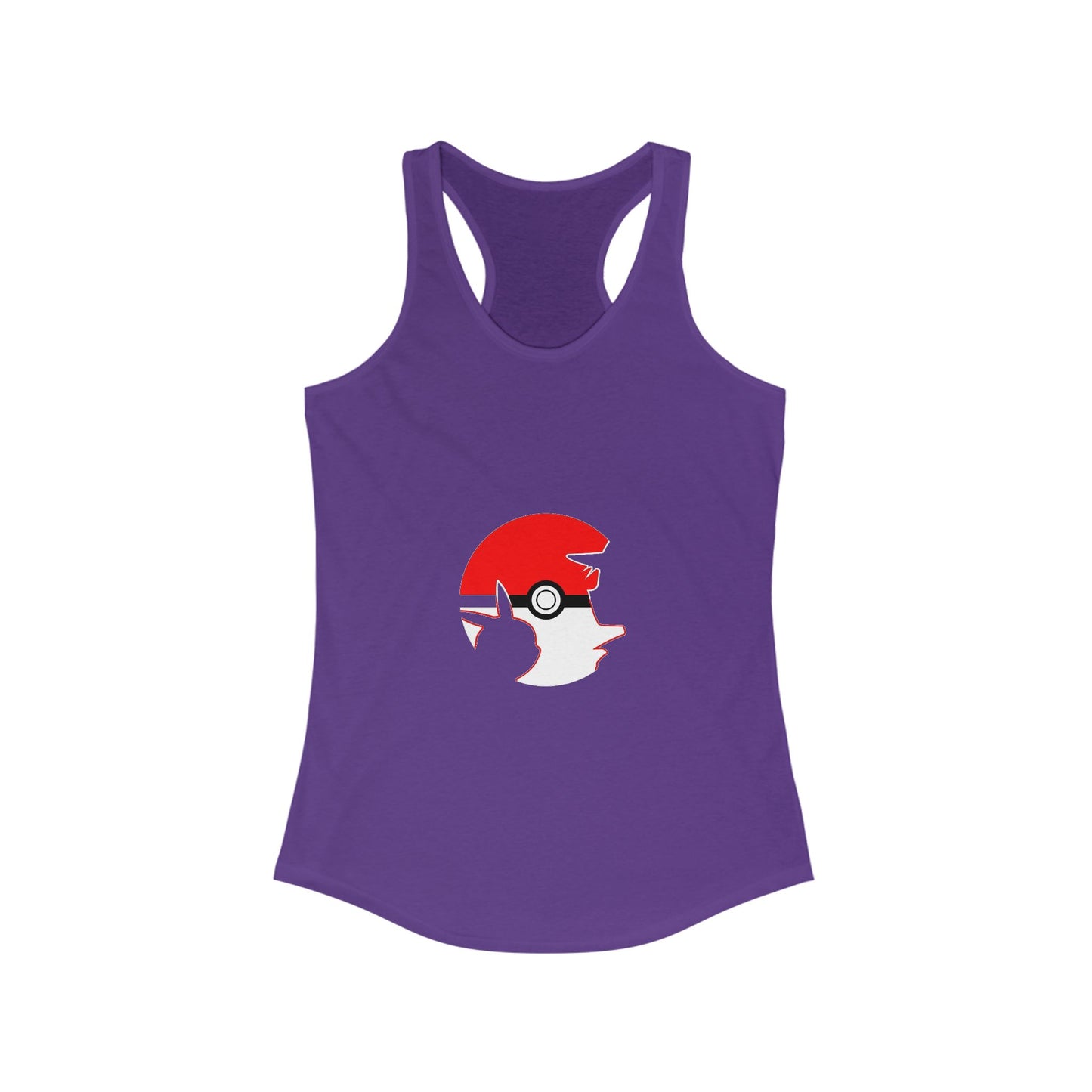 pokeball anime inspired Women's Ideal Racerback Tank