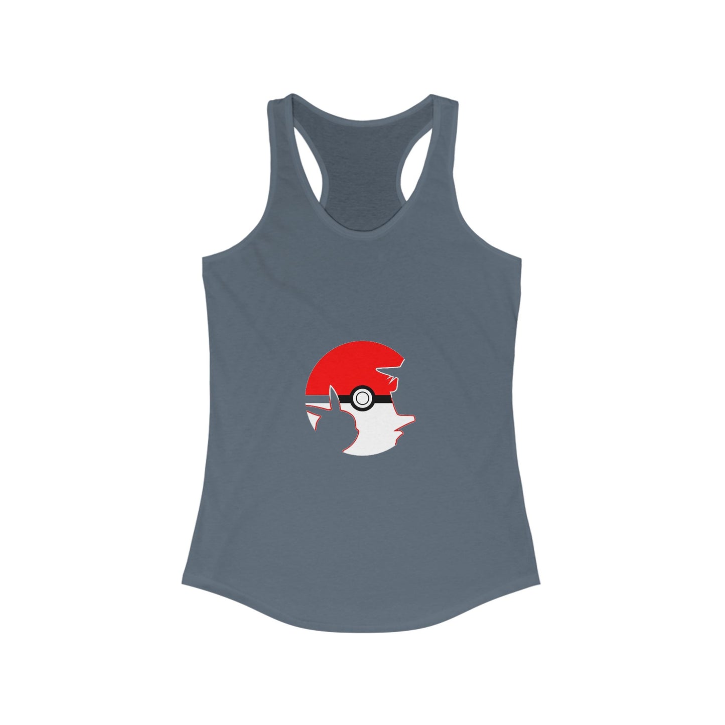 pokeball anime inspired Women's Ideal Racerback Tank