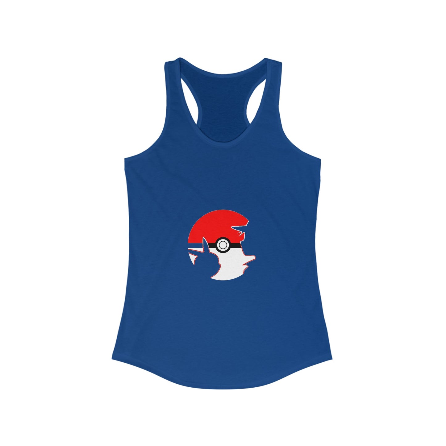 pokeball anime inspired Women's Ideal Racerback Tank