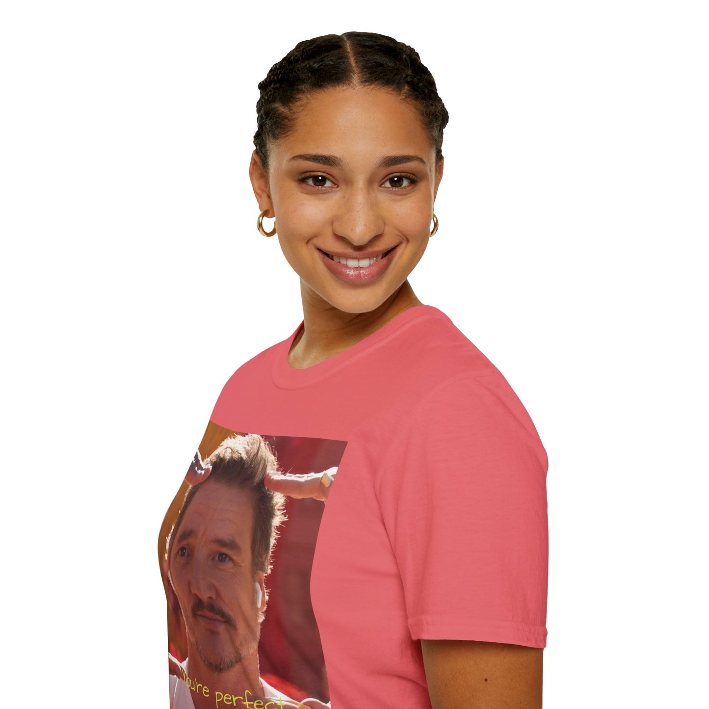 You're Perfect Pedro Pascal Unisex T-Shirt, Casual Tee, Gift for Him, Motivational Apparel, Everyday Style, Unique Graphic Shirt