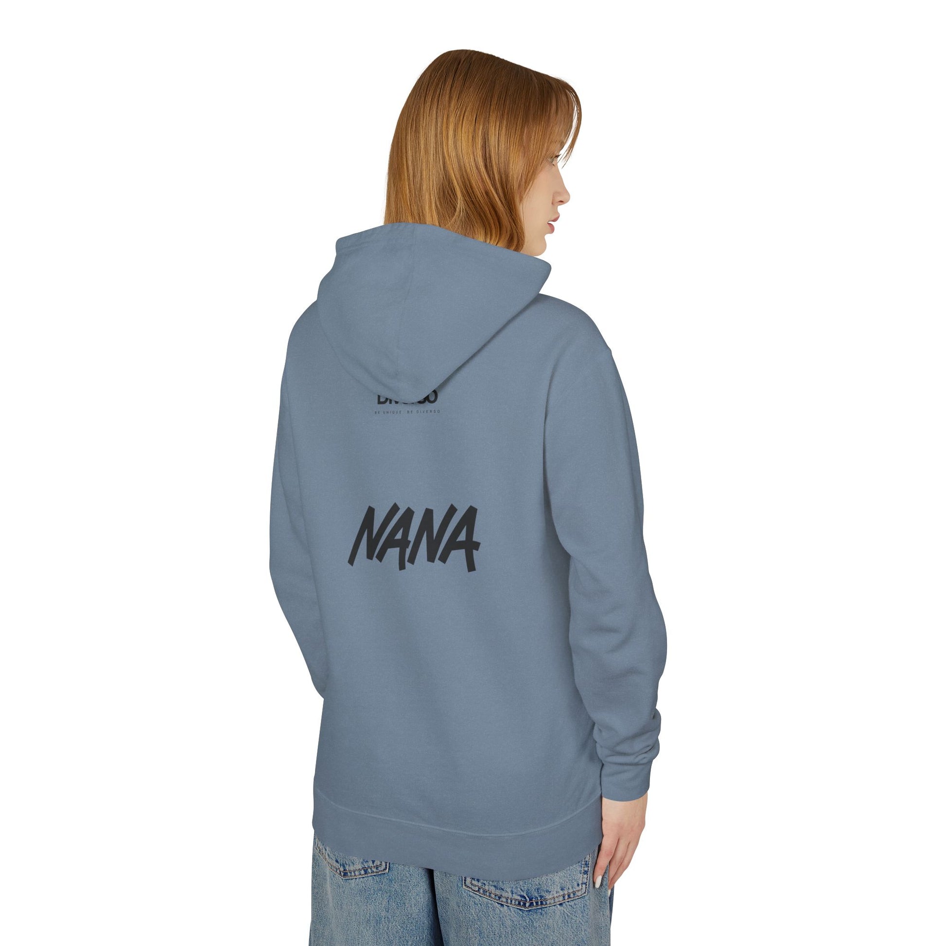 NANA Graphic Unisex Lightweight Hooded Sweatshirt - Trendy Manga Style - Diverso shop