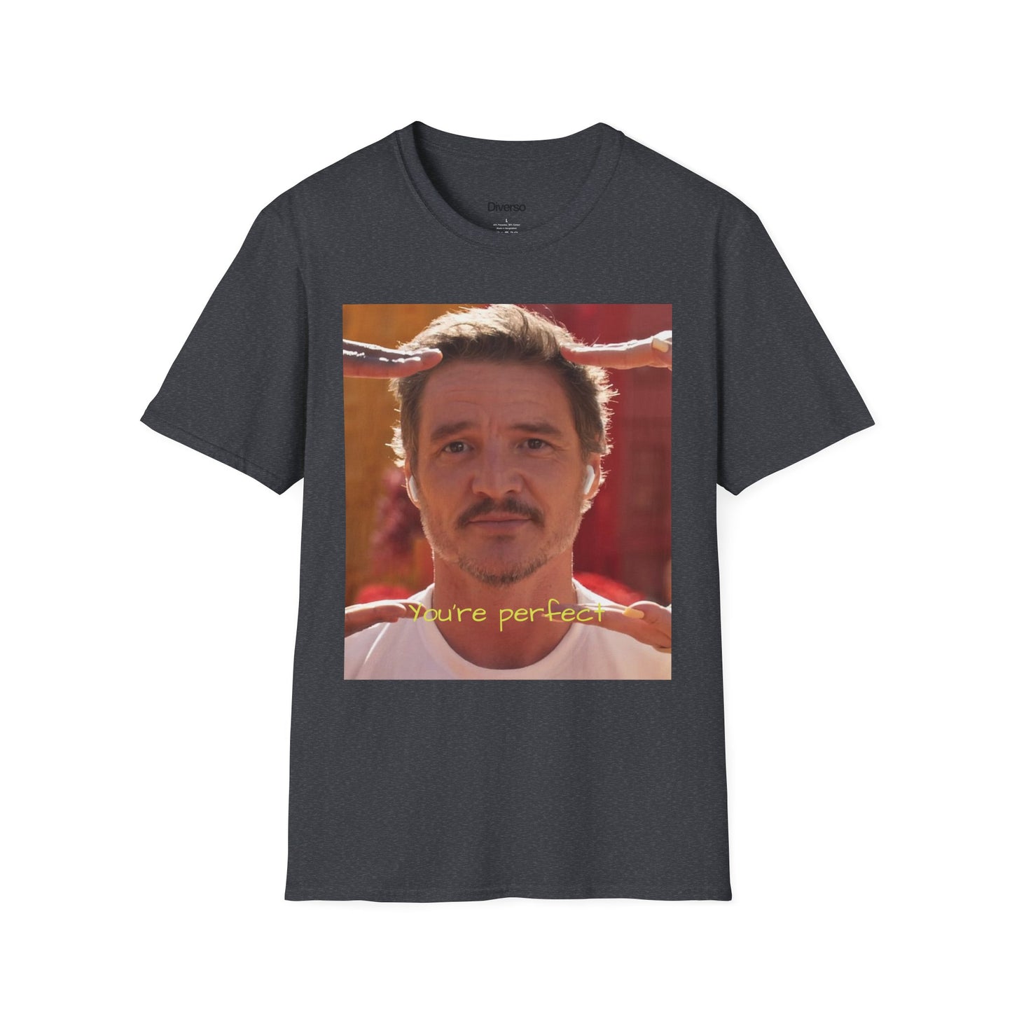 You're Perfect Pedro Pascal Unisex T-Shirt, Casual Tee, Gift for Him, Motivational Apparel, Everyday Style, Unique Graphic Shirt