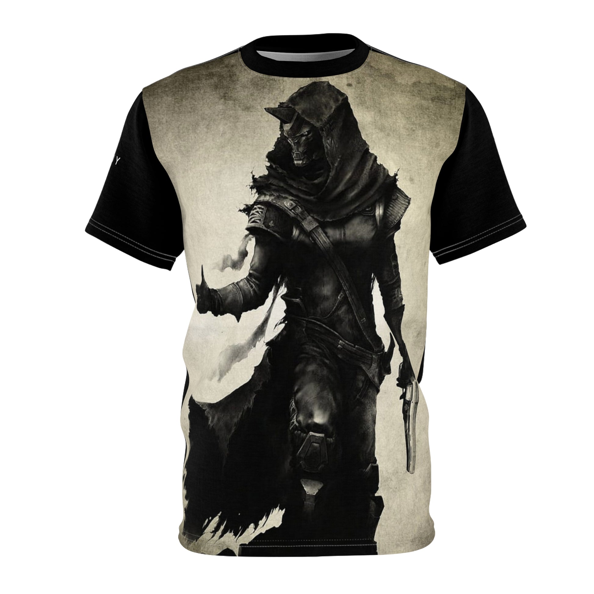 Cayde Destyny Mysterious Hero Unisex Cut & Sew Tee - Stylish Graphic Tee for Fans of Fantasy & Adventure - Diverso shop