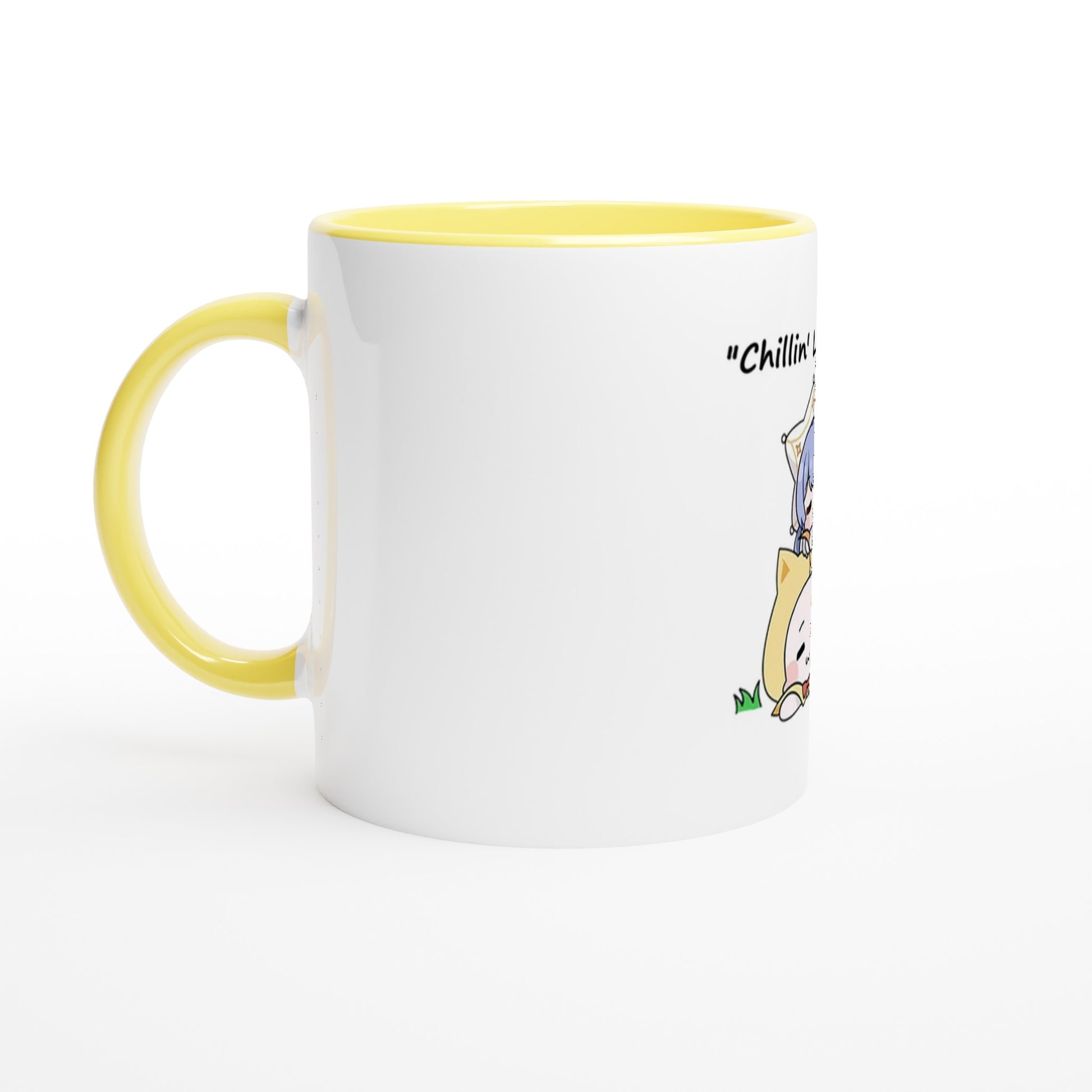 Infinity Nikki Momo White 11oz Ceramic Mug with Color Inside - Diverso shop