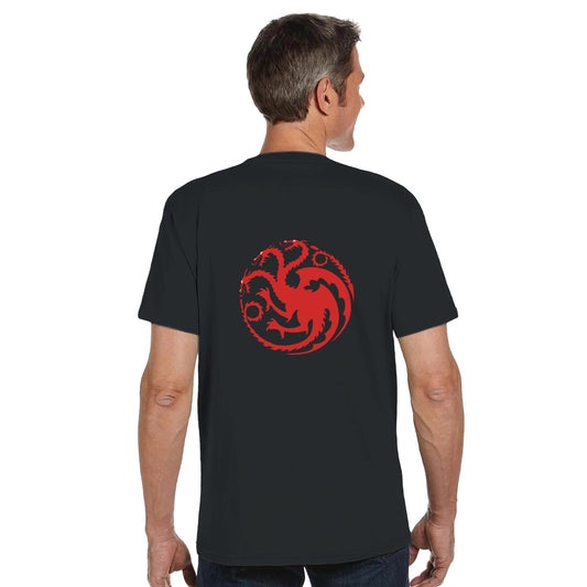 game of thrones Targaryen Organic Unisex Crewneck T-shirt | Econscious EC1000 - Diverso shop