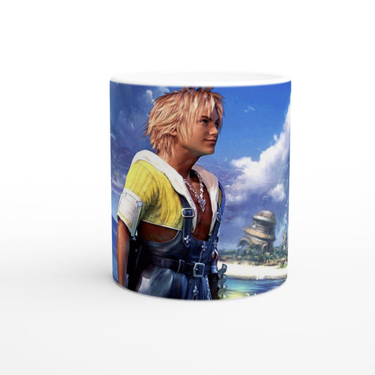 Final Fantasy inspired Tidus White 11oz Ceramic Mug - Diverso shop