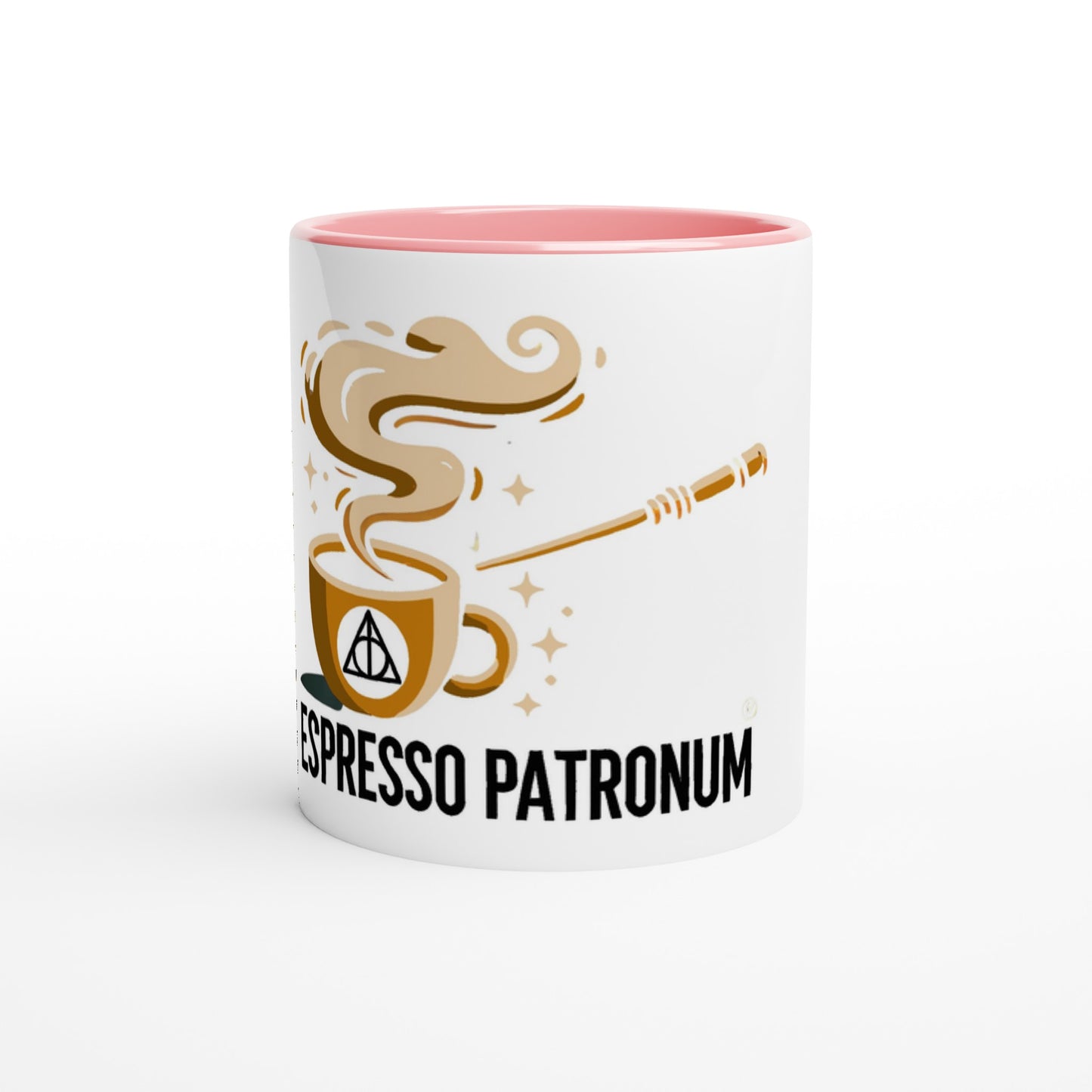 White 11oz Ceramic Mug with Color Inside - Diverso shop