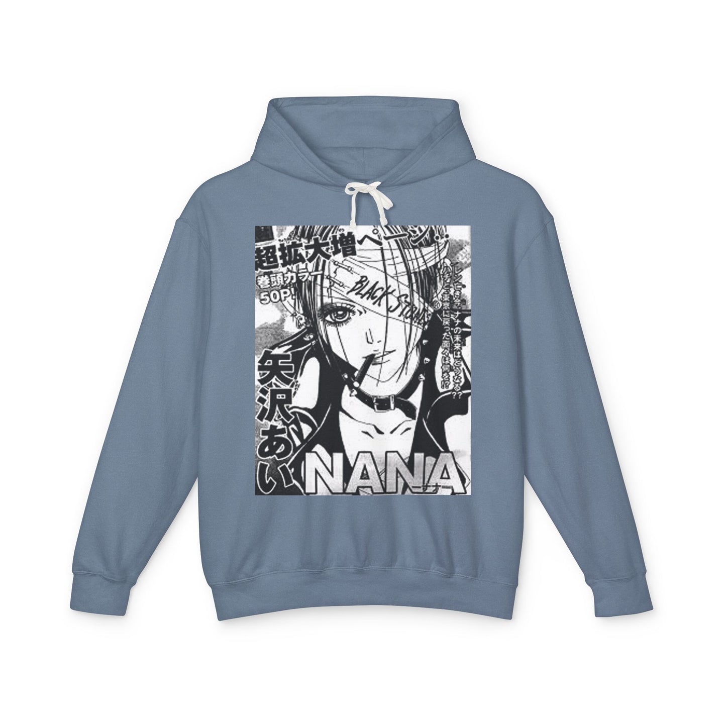 NANA Graphic Unisex Lightweight Hooded Sweatshirt - Trendy Manga Style - Diverso shop