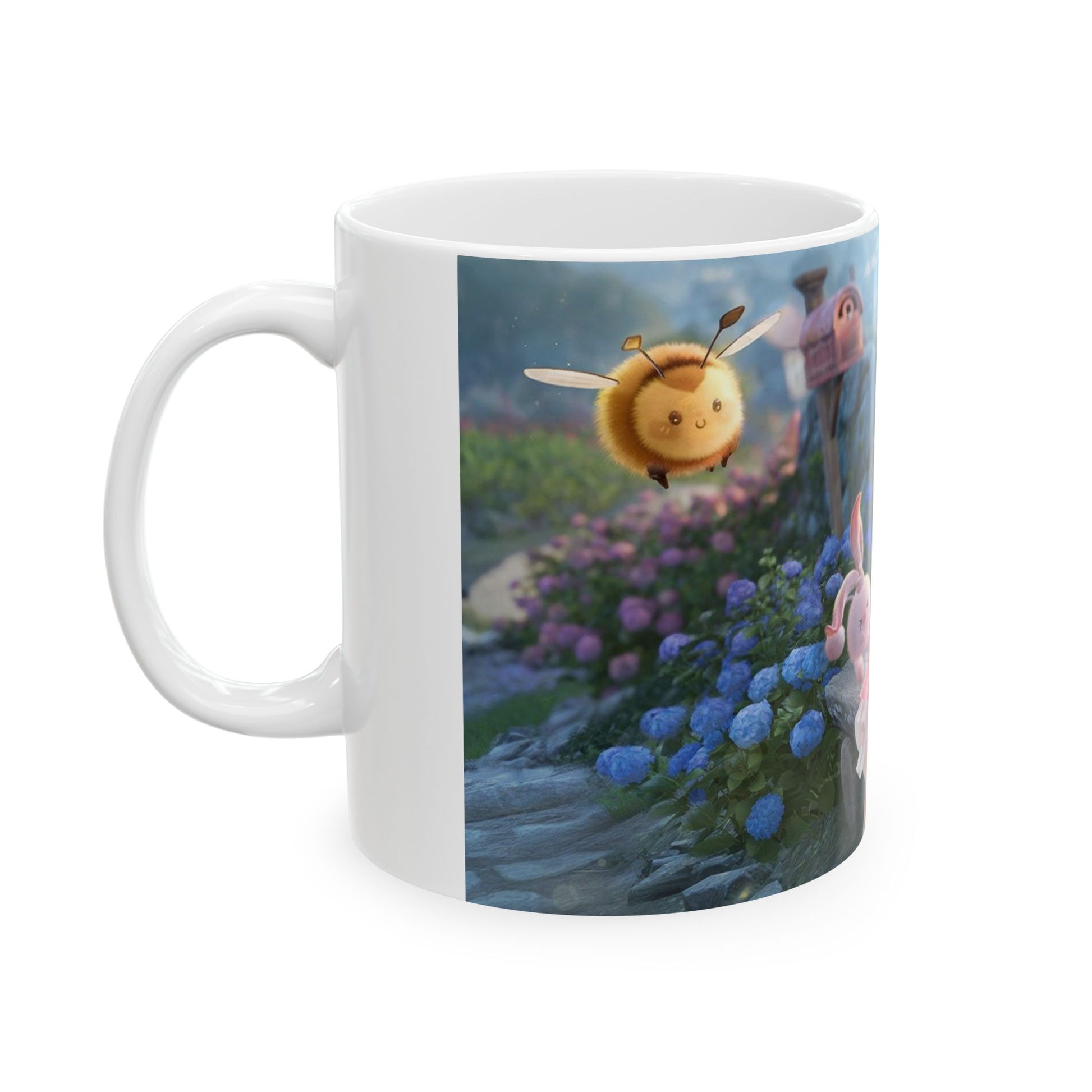 Infinity Nikki Momo Whimsical Bunny Hug Ceramic Mug - Perfect for Tea Lovers and Gift Giving - Diverso shop