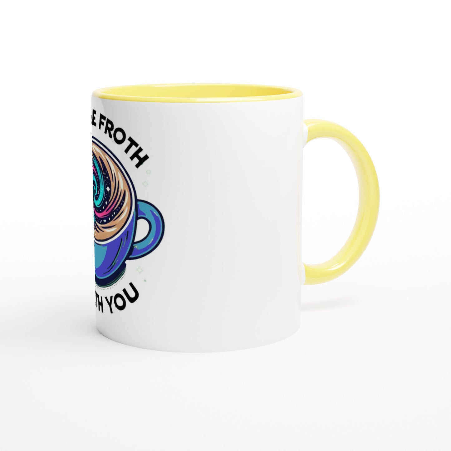 White 11oz Ceramic Mug with Color Inside - Diverso shop