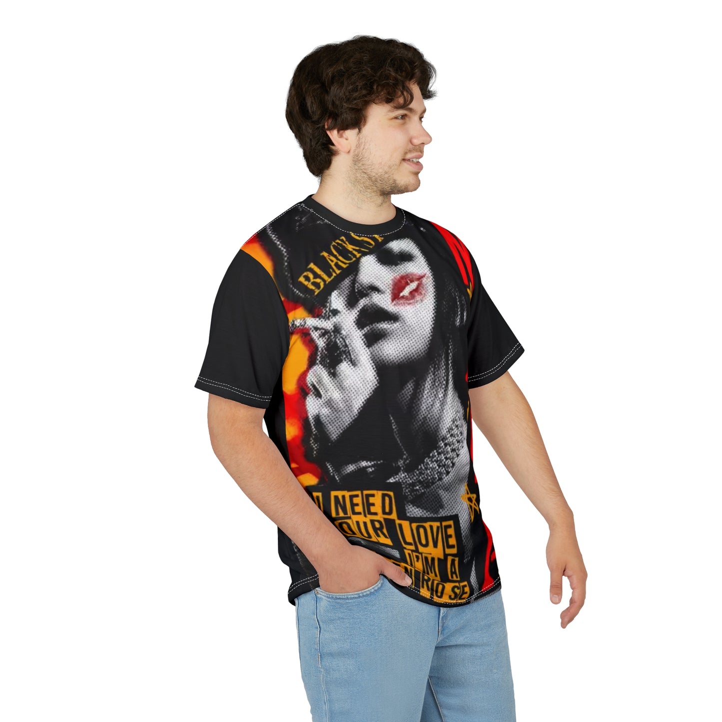 Nana Osaki Blackstones Bold Graphic Unisex Tee - 'I Need Your Love, I'm a Broken Rose' Statement Shirt - Diverso shop