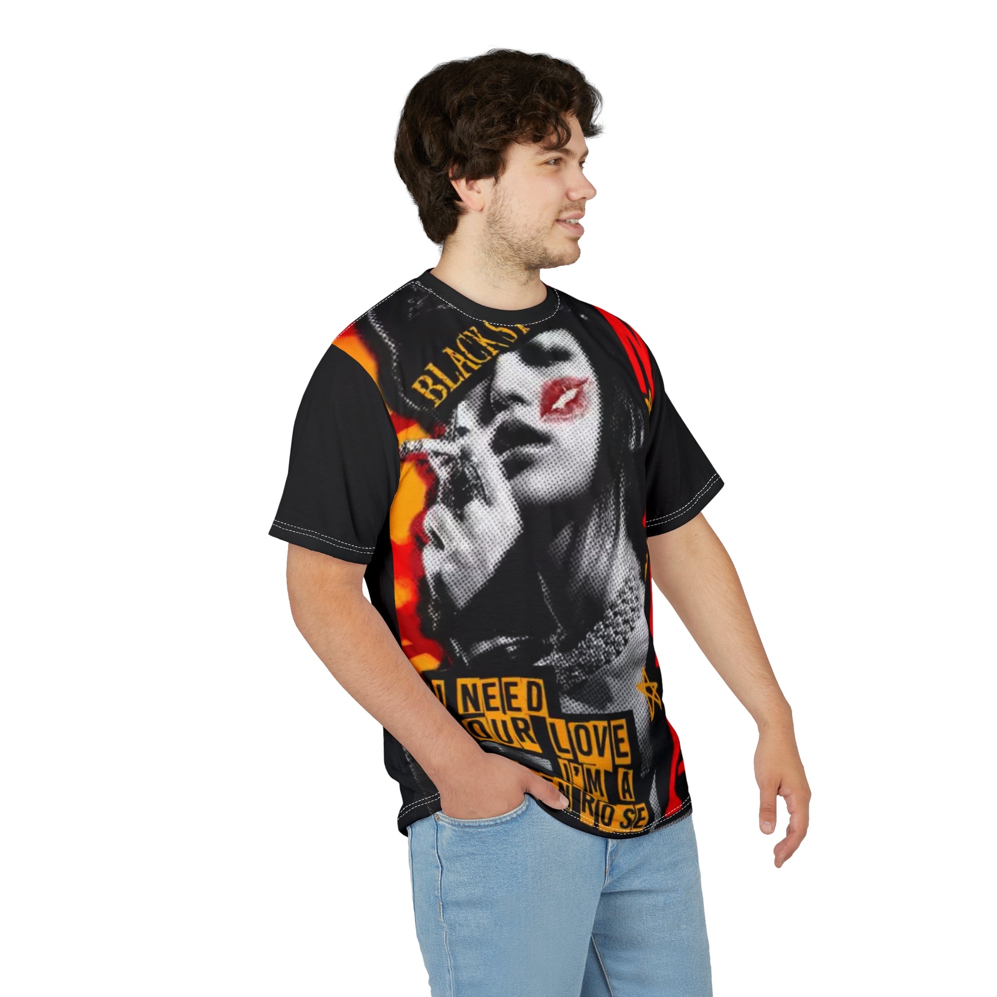 Nana Osaki Blackstones Bold Graphic Unisex Tee - 'I Need Your Love, I'm a Broken Rose' Statement Shirt - Diverso shop