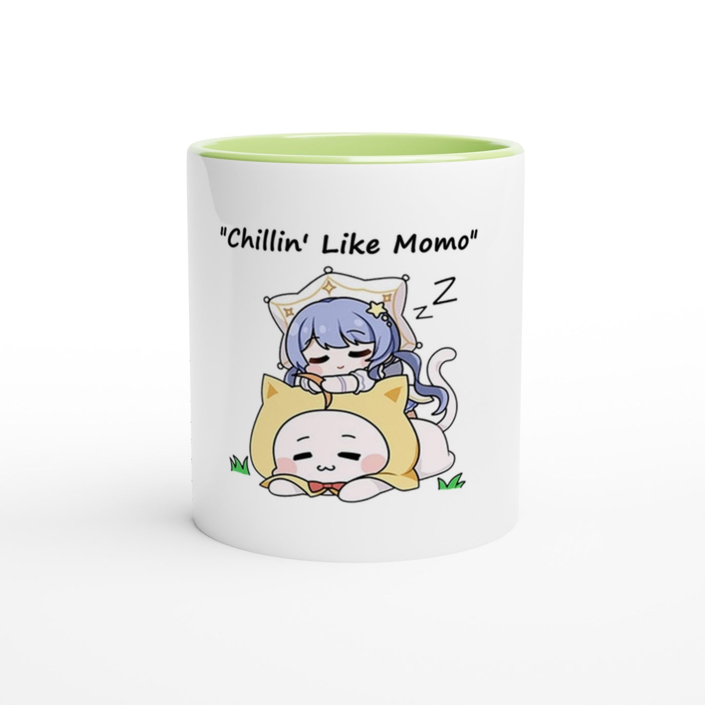 Infinity Nikki Momo White 11oz Ceramic Mug with Color Inside - Diverso shop