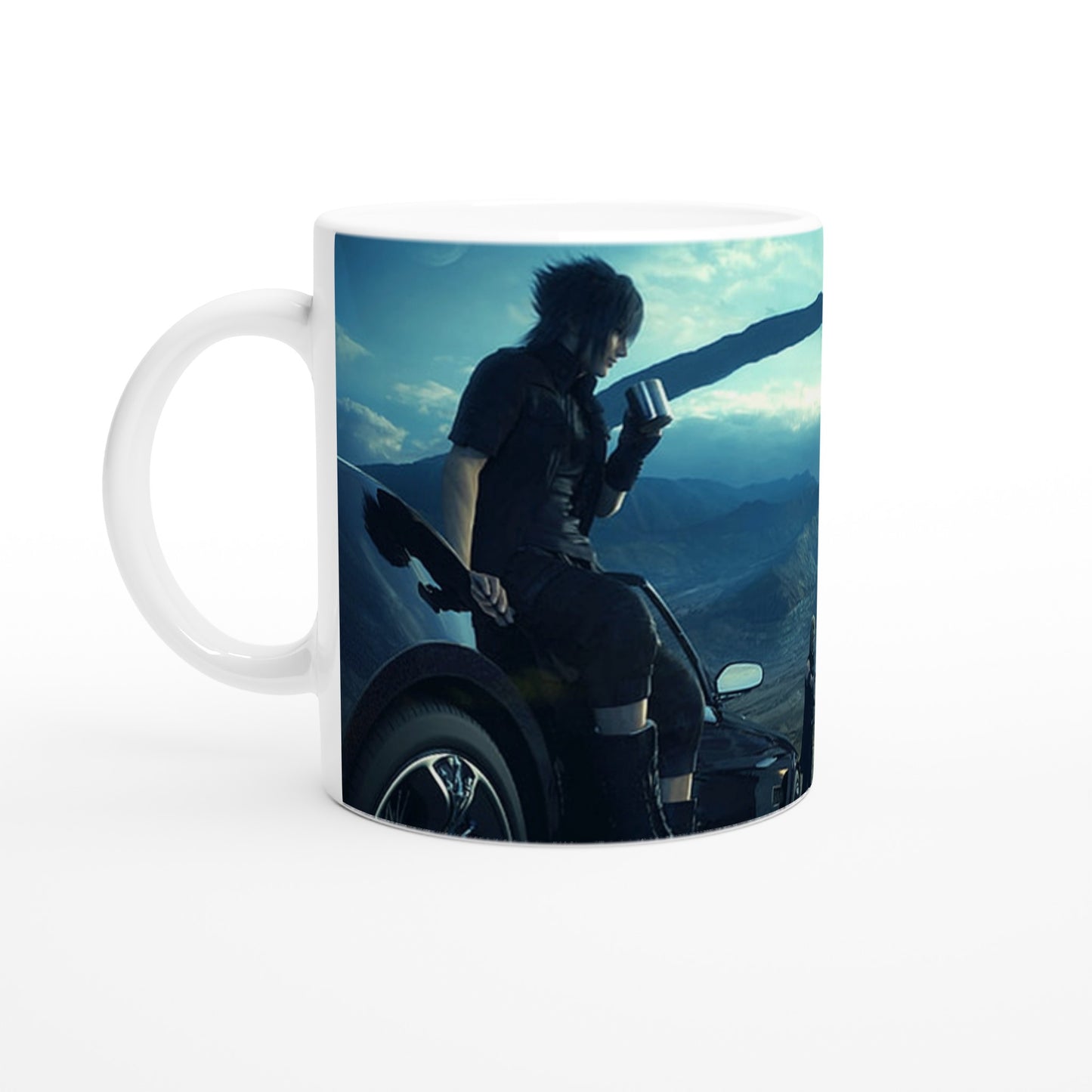 Final fantasy inspired White 11oz Ceramic Mug - Diverso shop