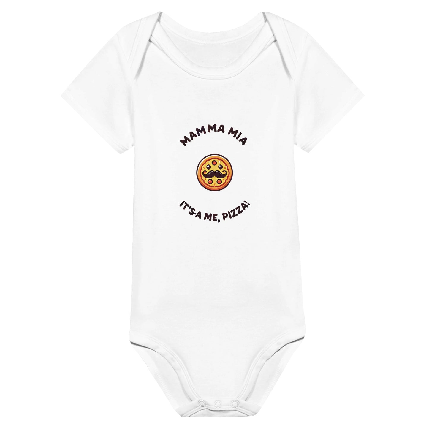 super Mario Classic Baby Short Sleeve Bodysuit - Diverso shop