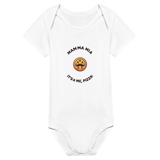 super Mario Classic Baby Short Sleeve Bodysuit - Diverso shop