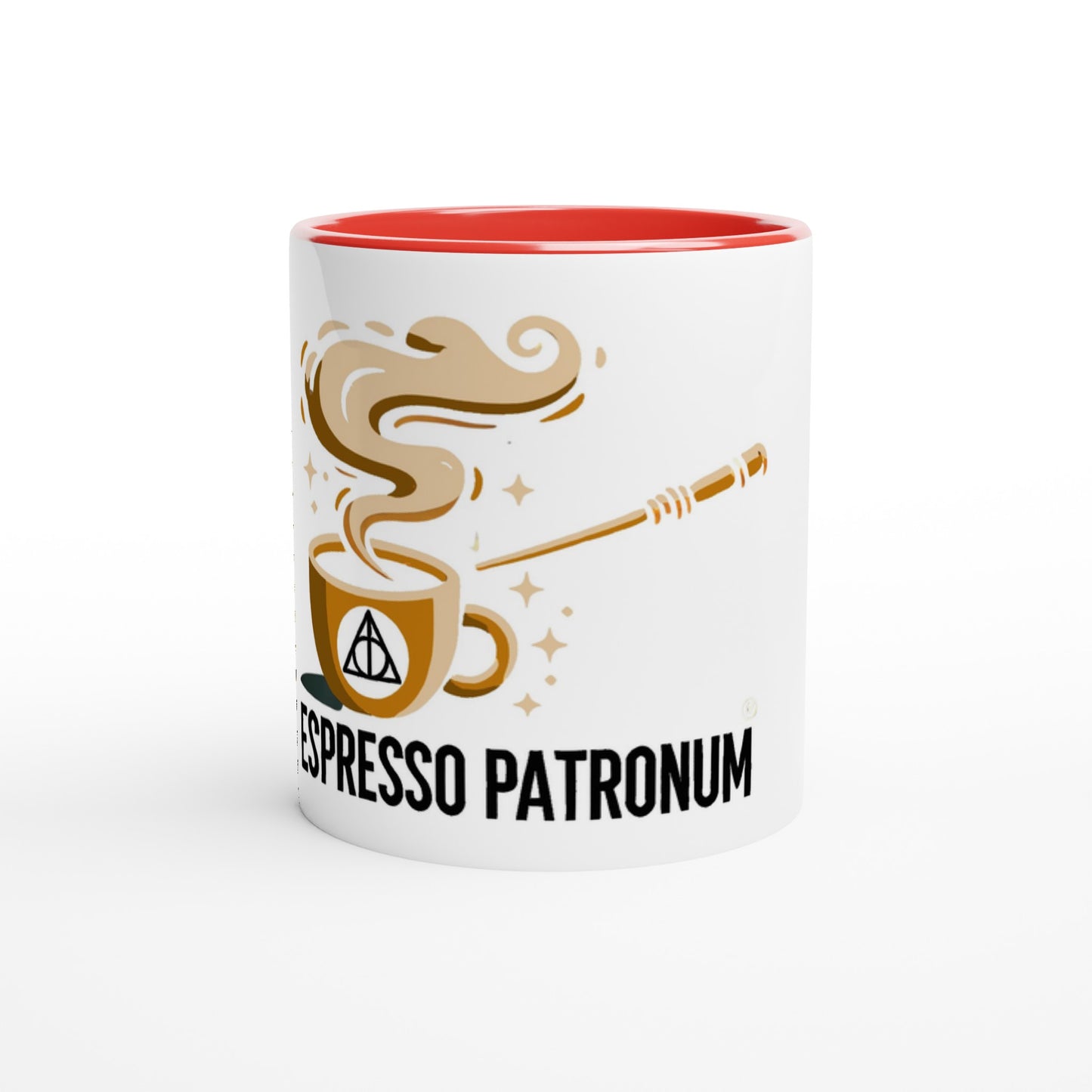 White 11oz Ceramic Mug with Color Inside - Diverso shop