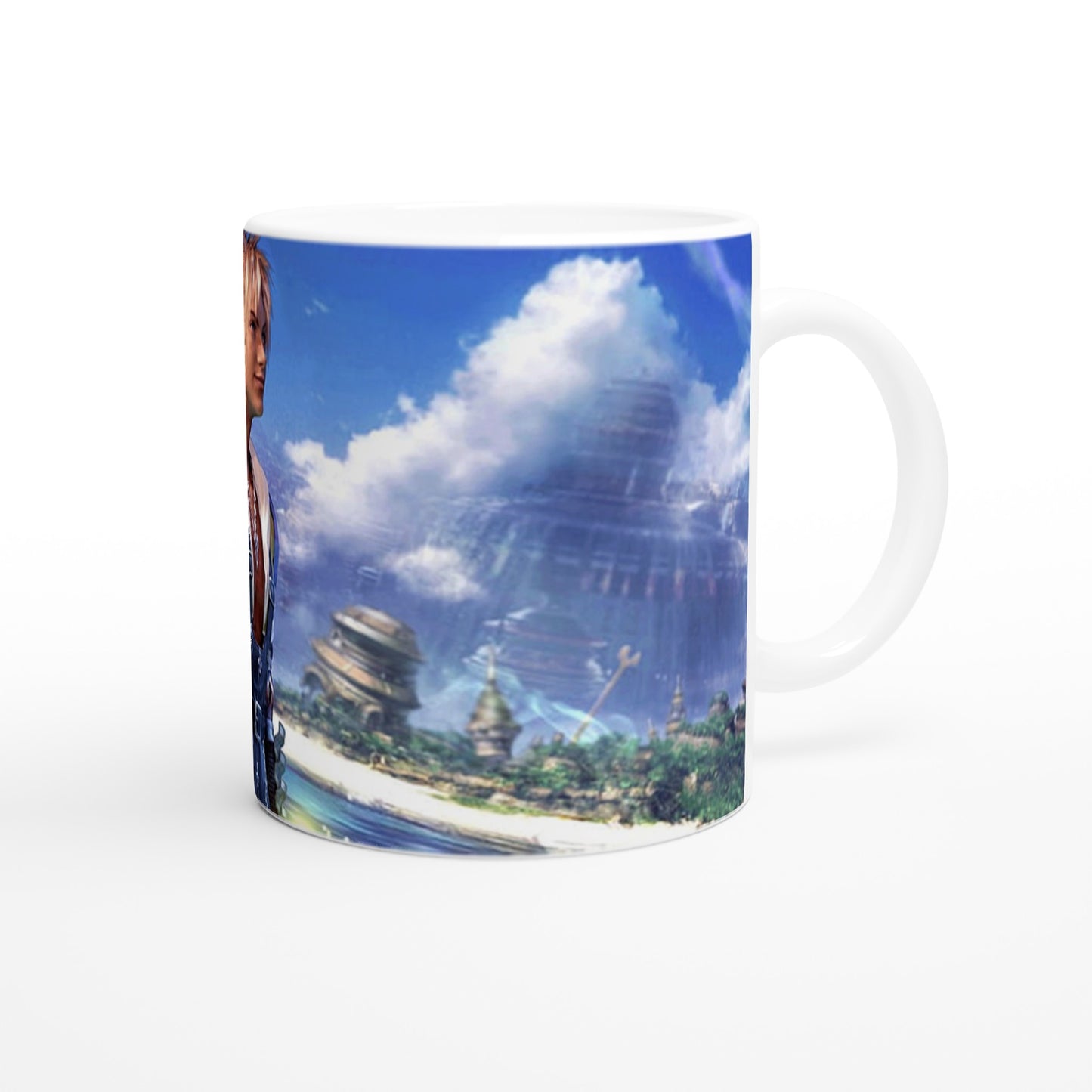 Final Fantasy inspired Tidus White 11oz Ceramic Mug - Diverso shop