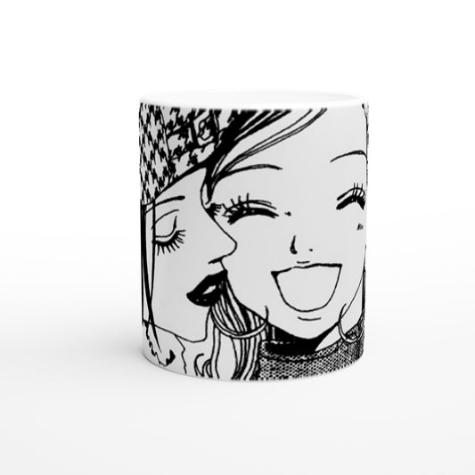Nana Osaki Hachi White 11oz Ceramic Mug - Diverso shop