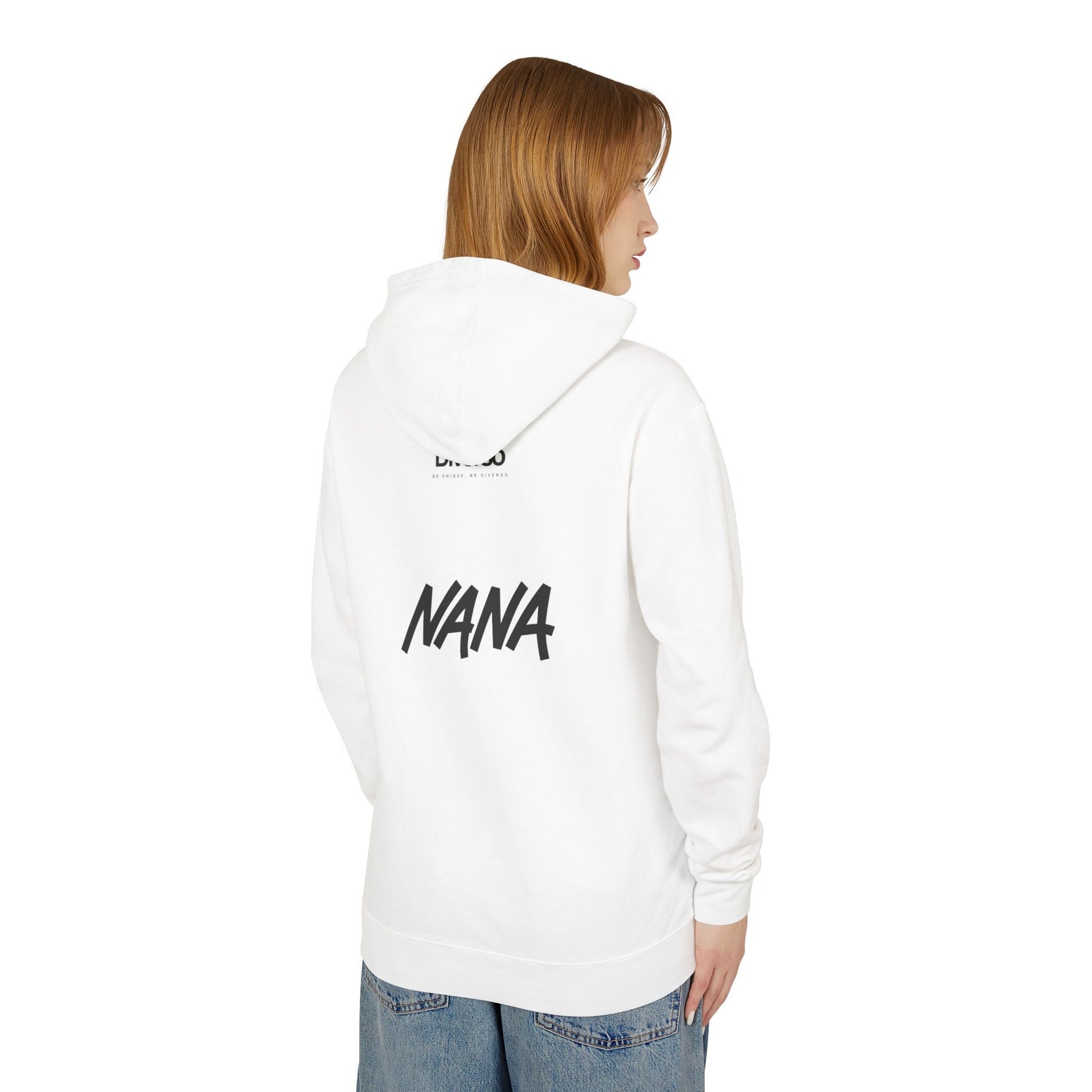 NANA Graphic Unisex Lightweight Hooded Sweatshirt - Trendy Manga Style - Diverso shop