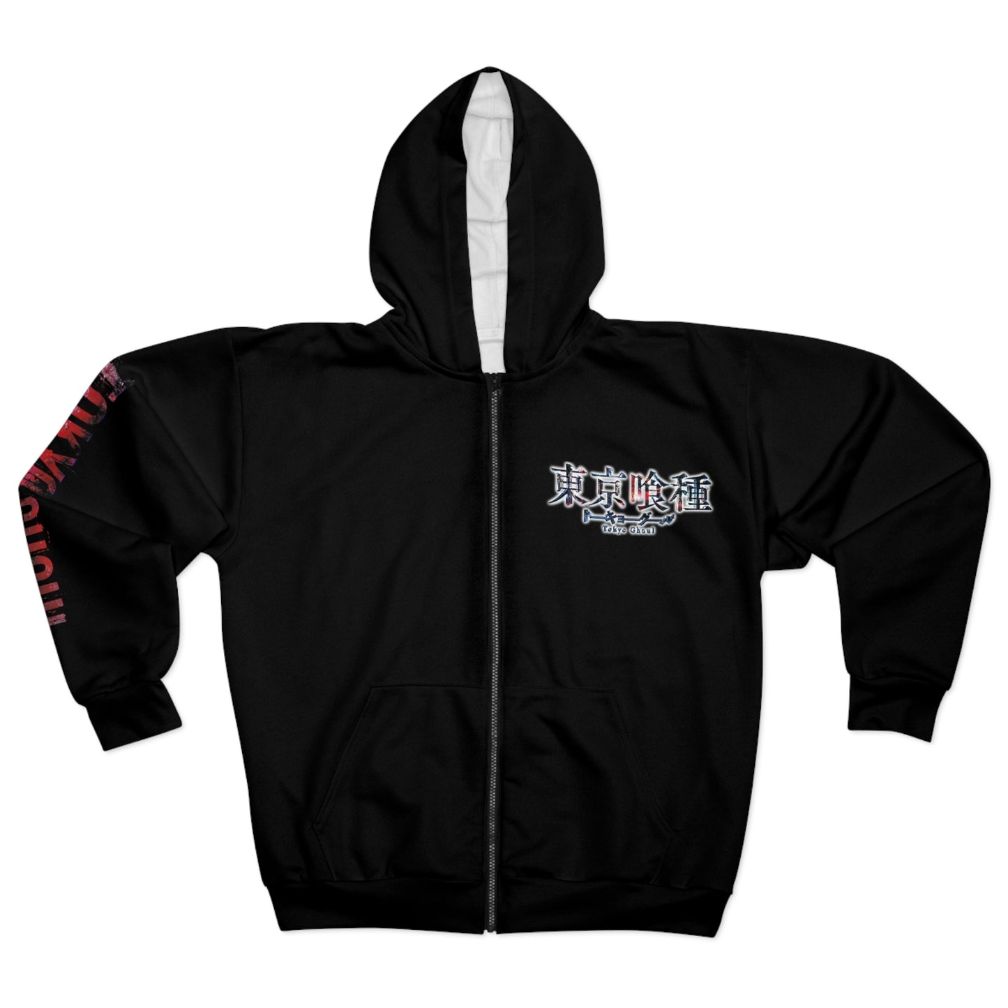 Tokyo Ghoul Unisex Zip Hoodie (AOP) - Diverso shop