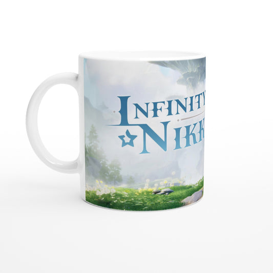 Infinity nikki inspired White 11oz Ceramic Mug - Diverso shop