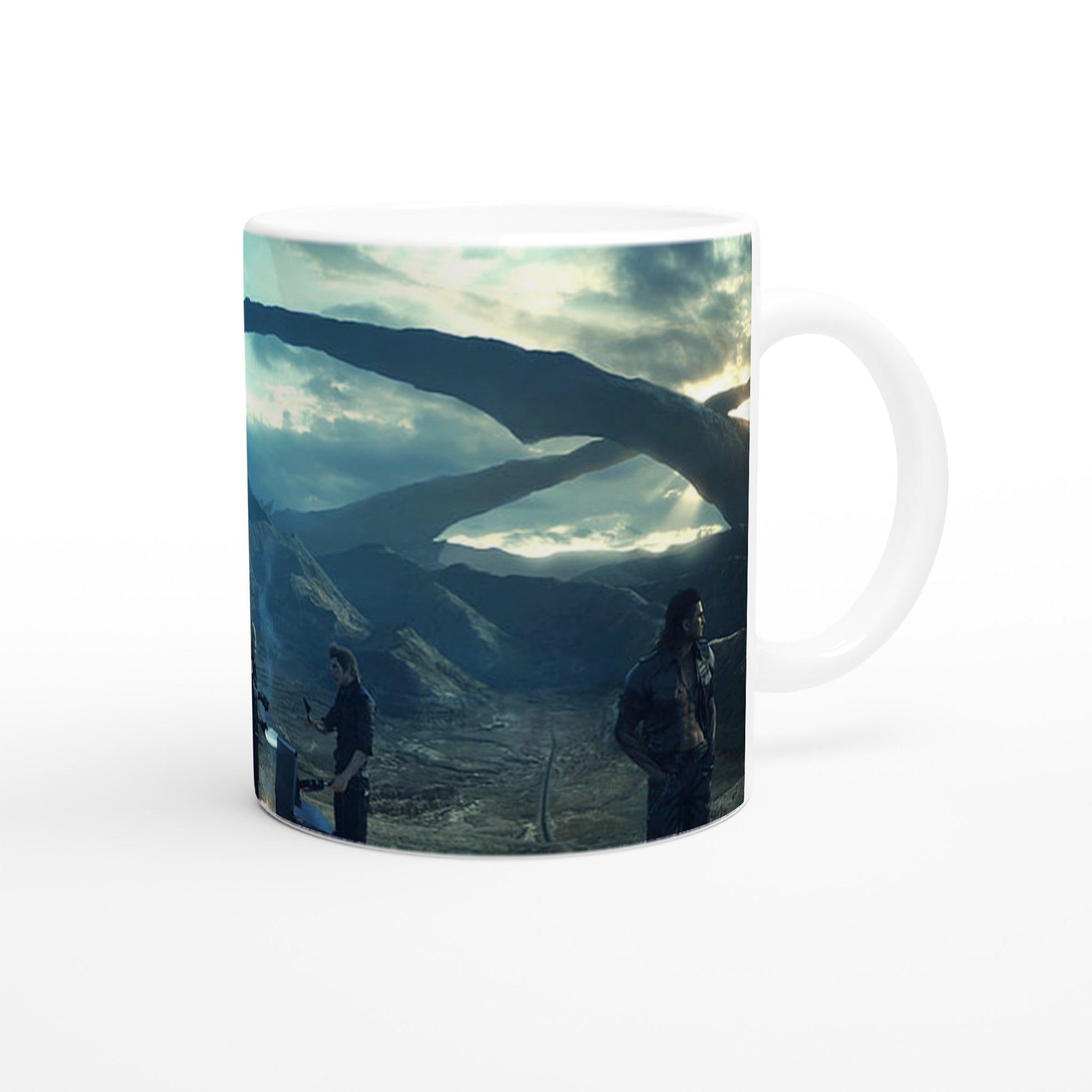 Final fantasy inspired White 11oz Ceramic Mug - Diverso shop