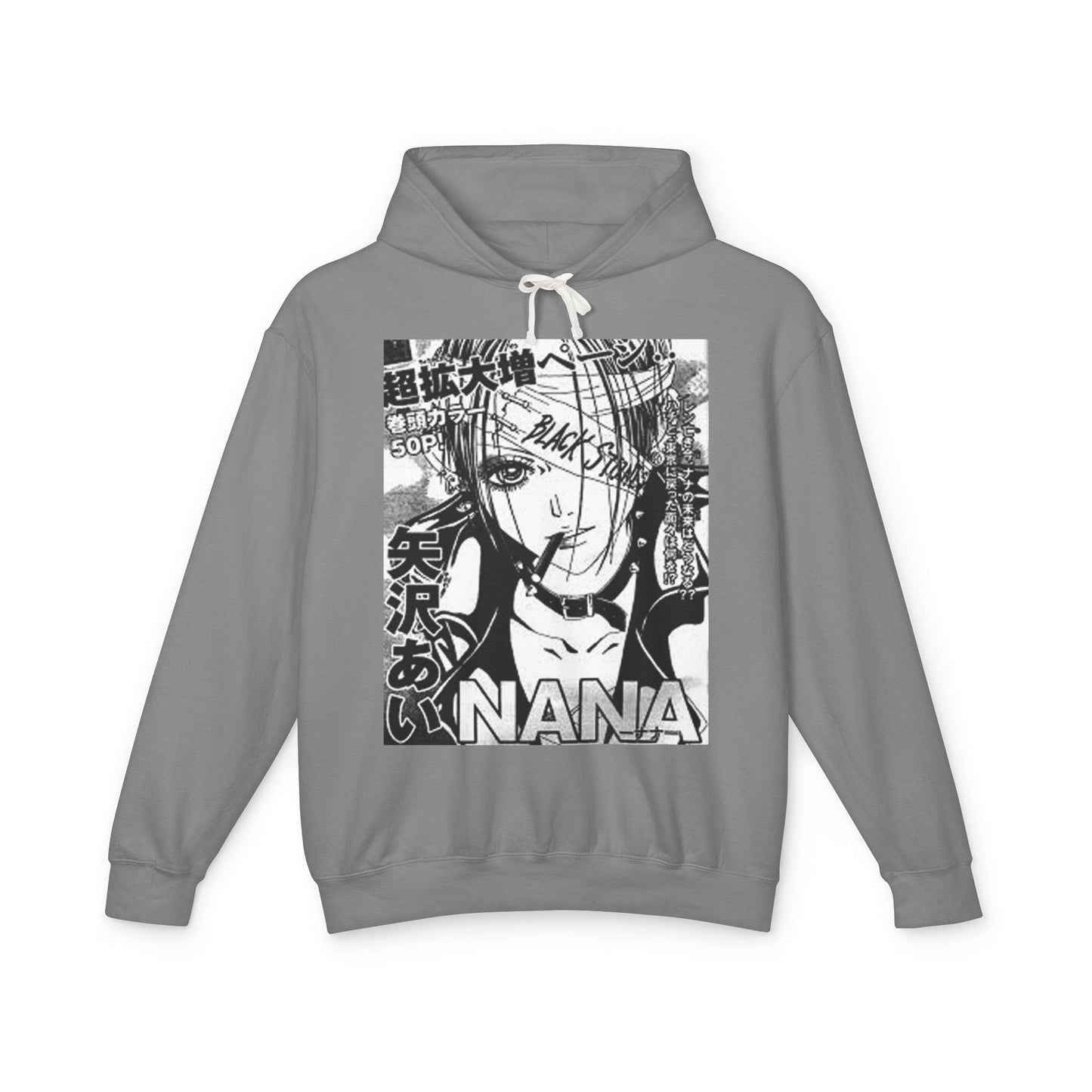 NANA Graphic Unisex Lightweight Hooded Sweatshirt - Trendy Manga Style - Diverso shop