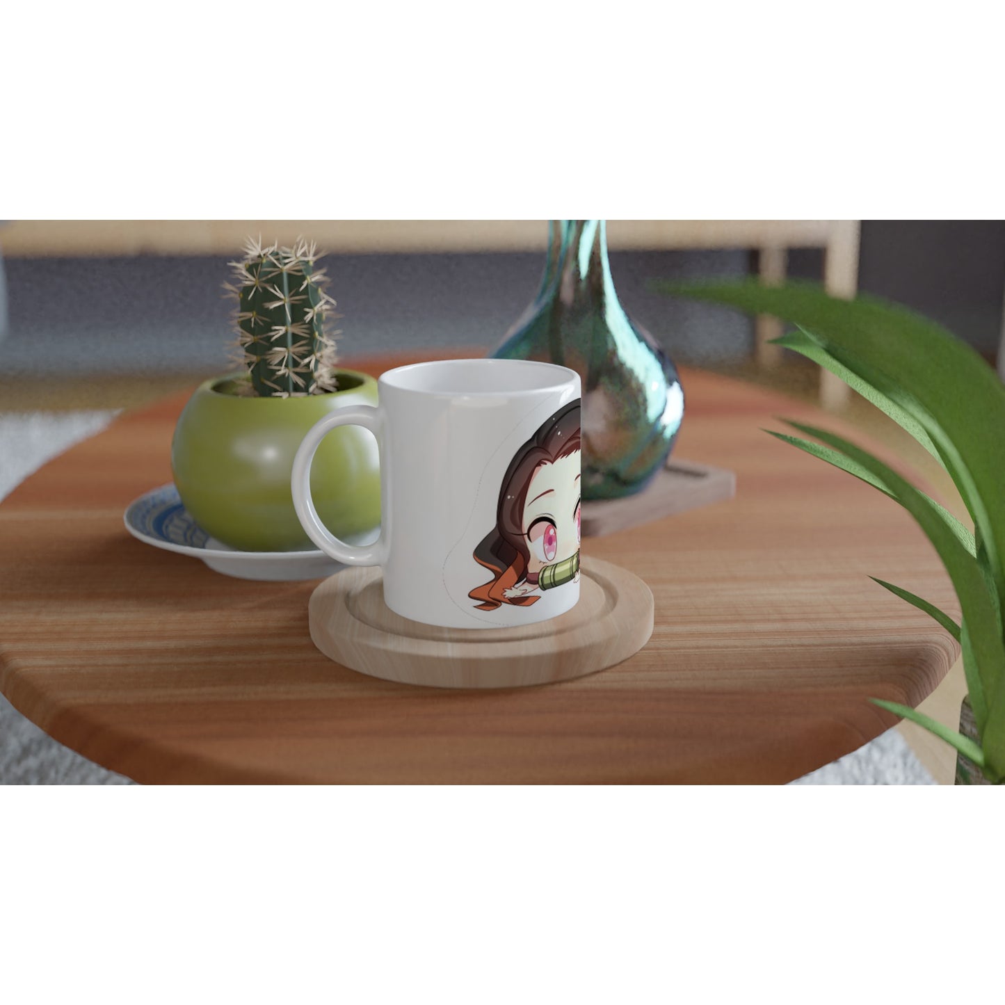 Demon Slayer White 11oz Ceramic Mug - Diverso shop