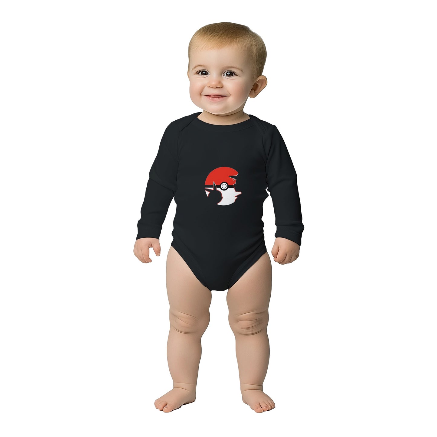 poke ball Classic Baby Long Sleeve Bodysuit
