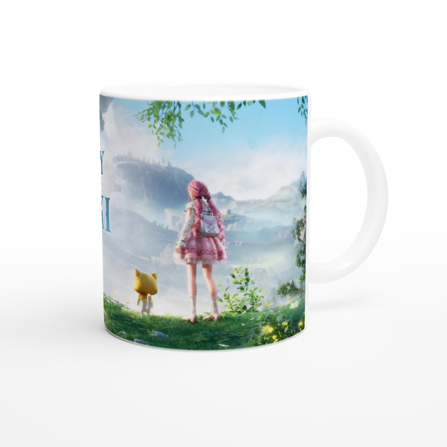 Infinity nikki inspired White 11oz Ceramic Mug - Diverso shop