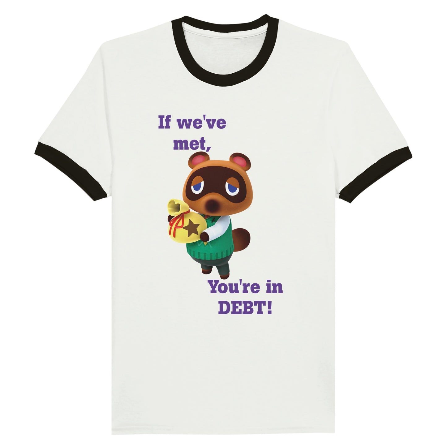 Animal crossing inspired Unisex Ringer T-shirt