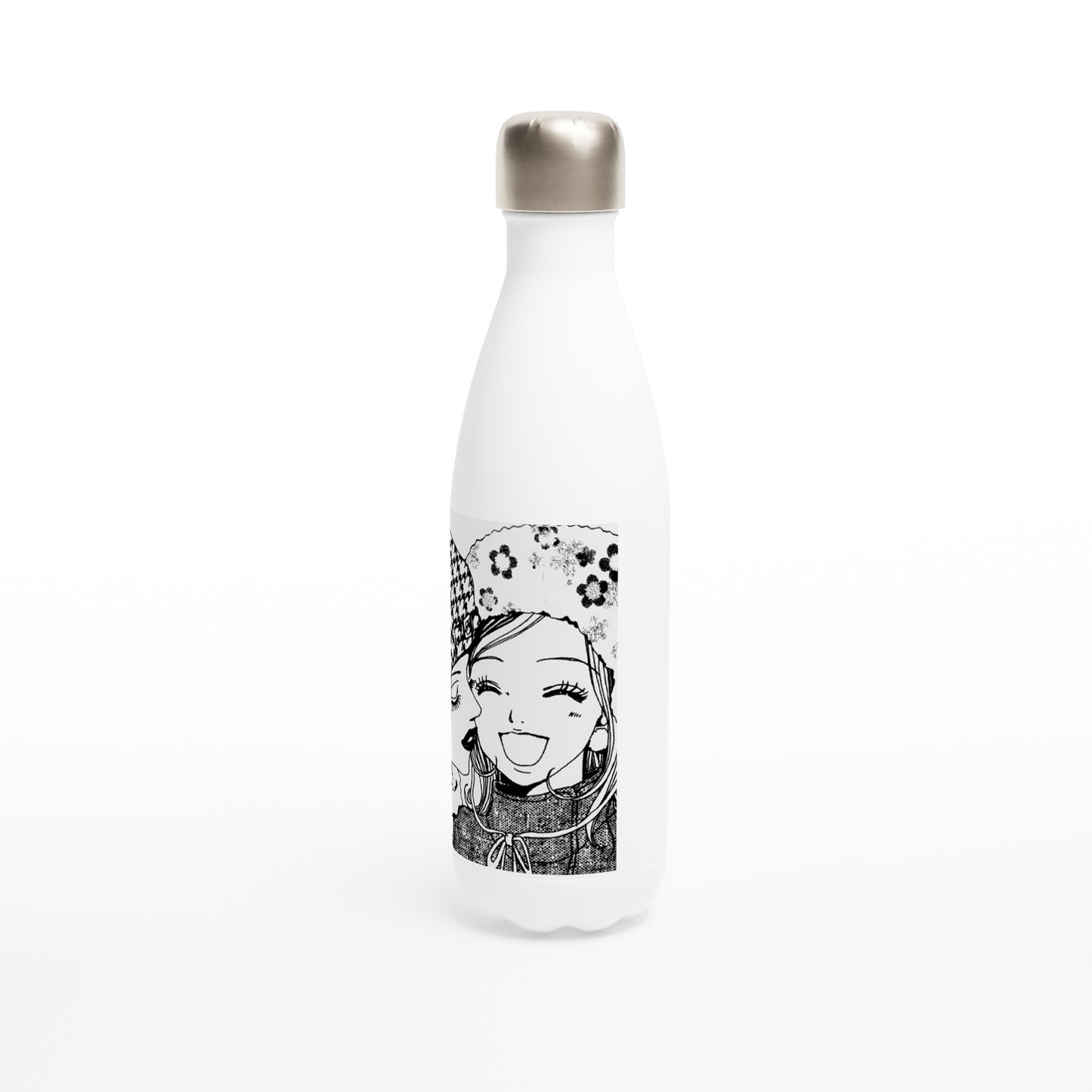 Nana Osaki Hachi White 17oz Stainless Steel Water Bottle - Diverso shop
