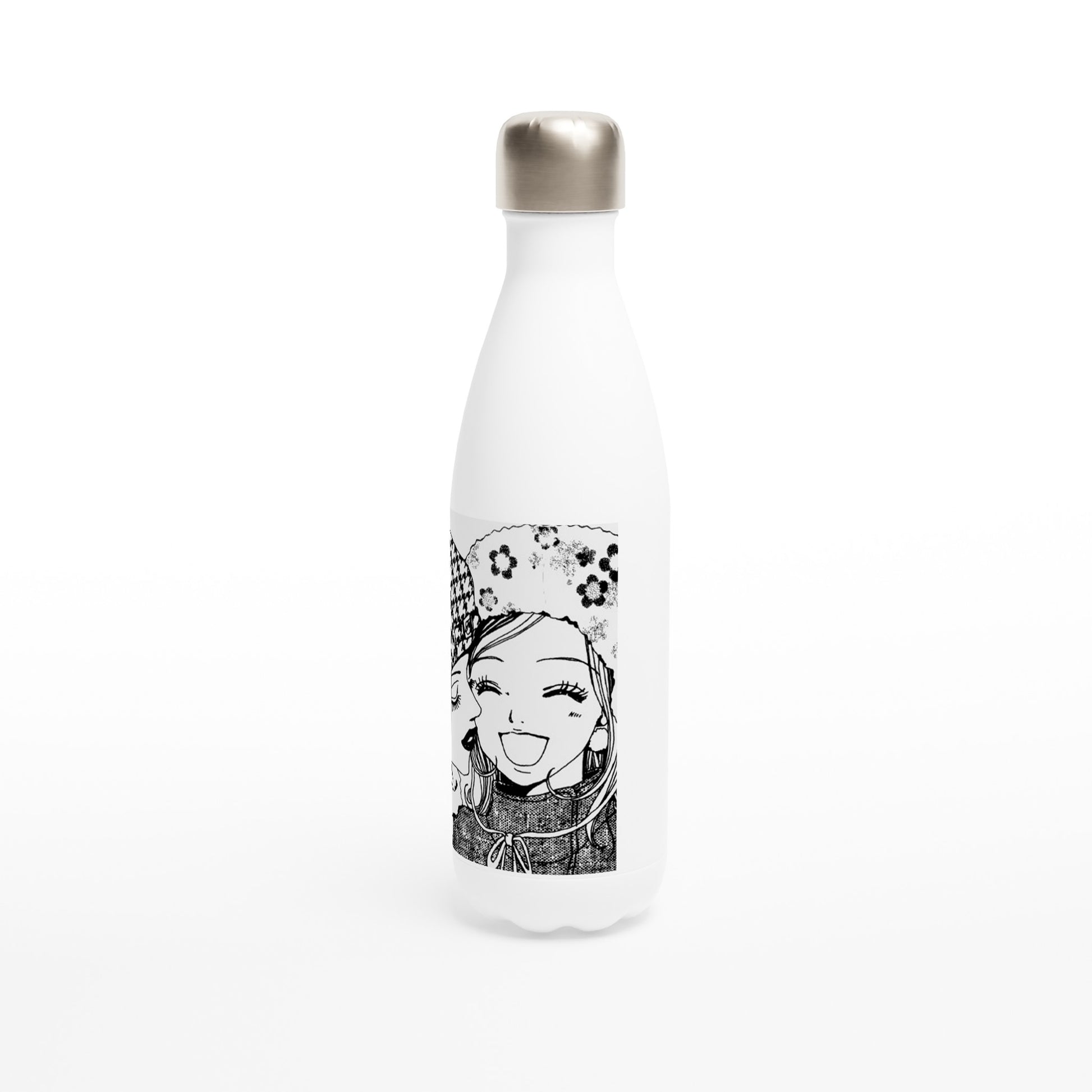 Nana Osaki Hachi White 17oz Stainless Steel Water Bottle - Diverso shop
