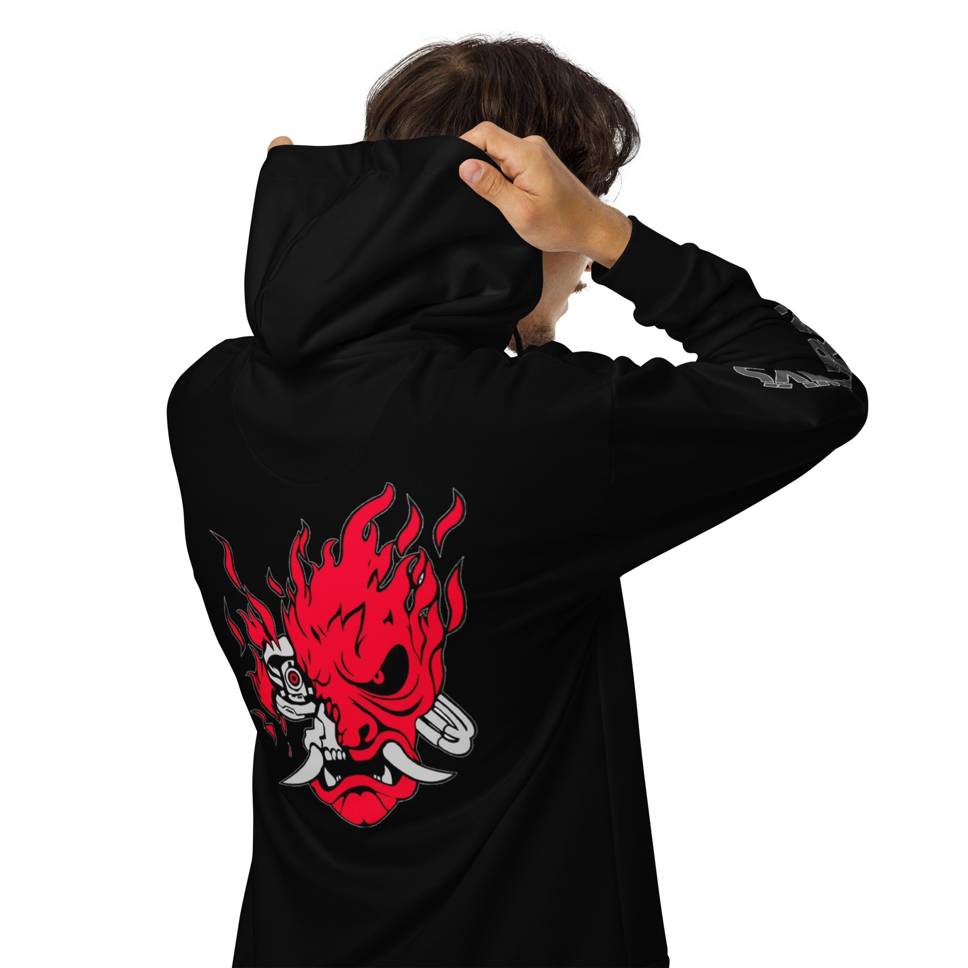 Cyberpunk 2077 inspired Unisex zip hoodie