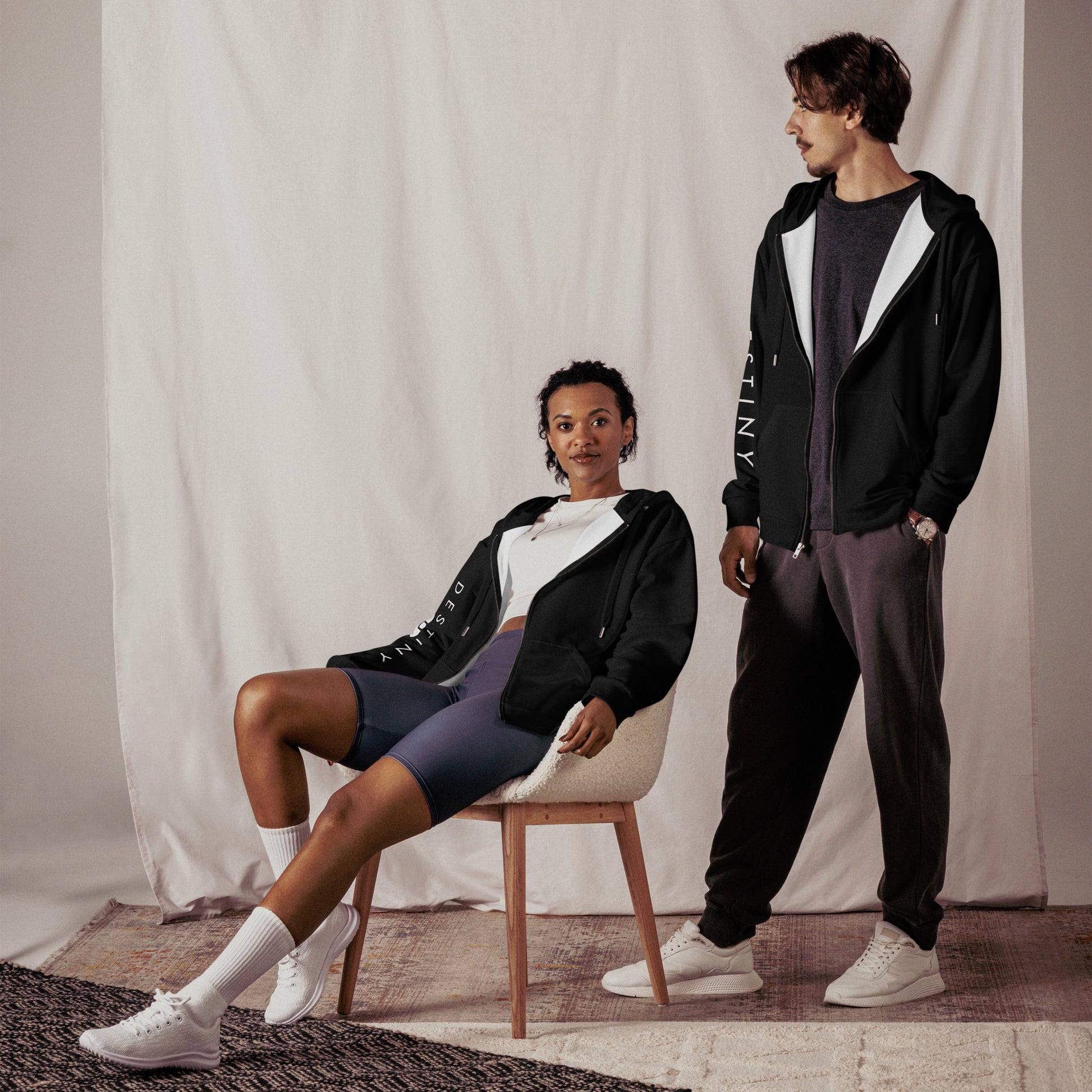 Destiny CaydeUnisex zip hoodie - Diverso shop