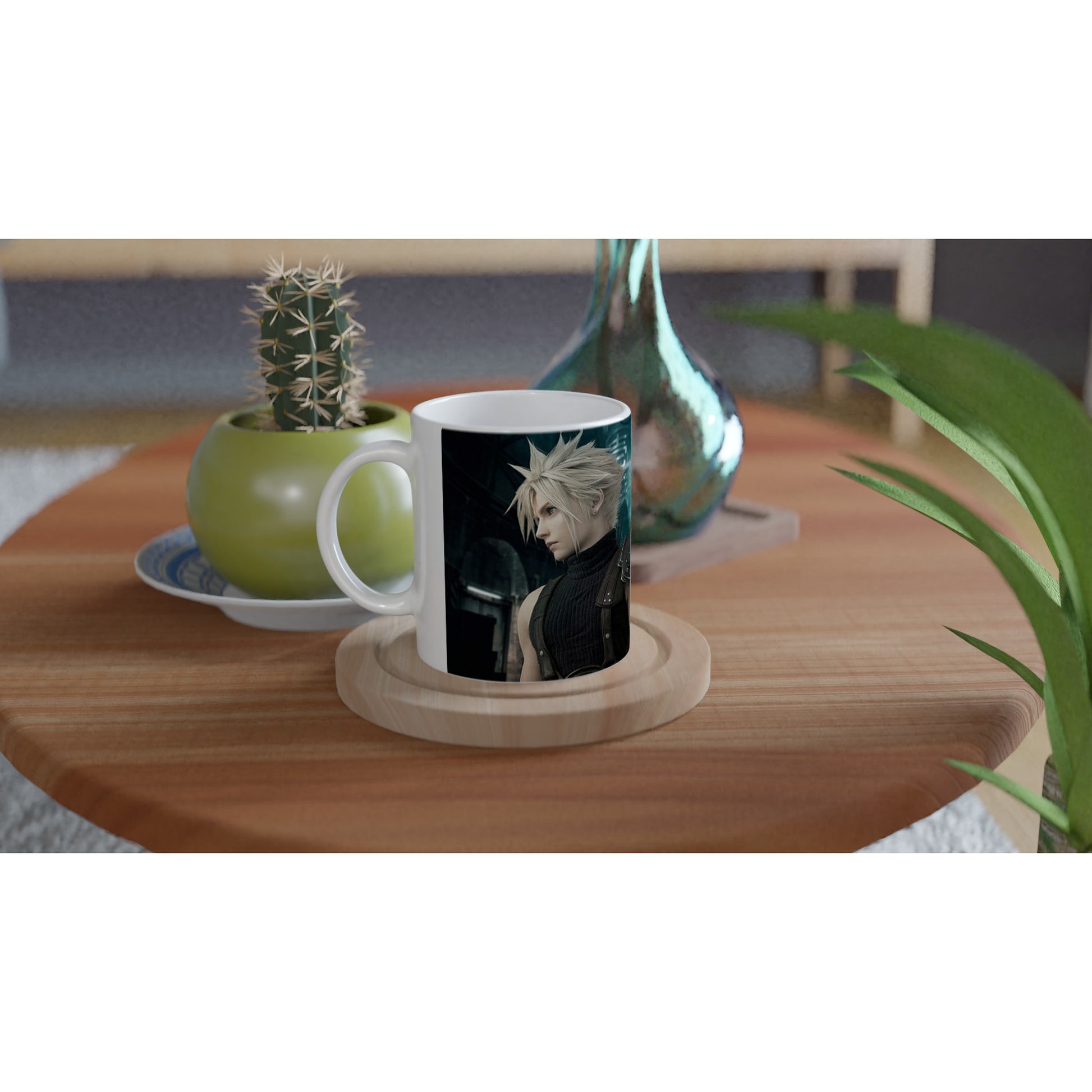 Final Fantasy inspired White 11oz Ceramic Mug - Diverso shop