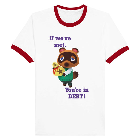Animal crossing inspired Unisex Ringer T-shirt