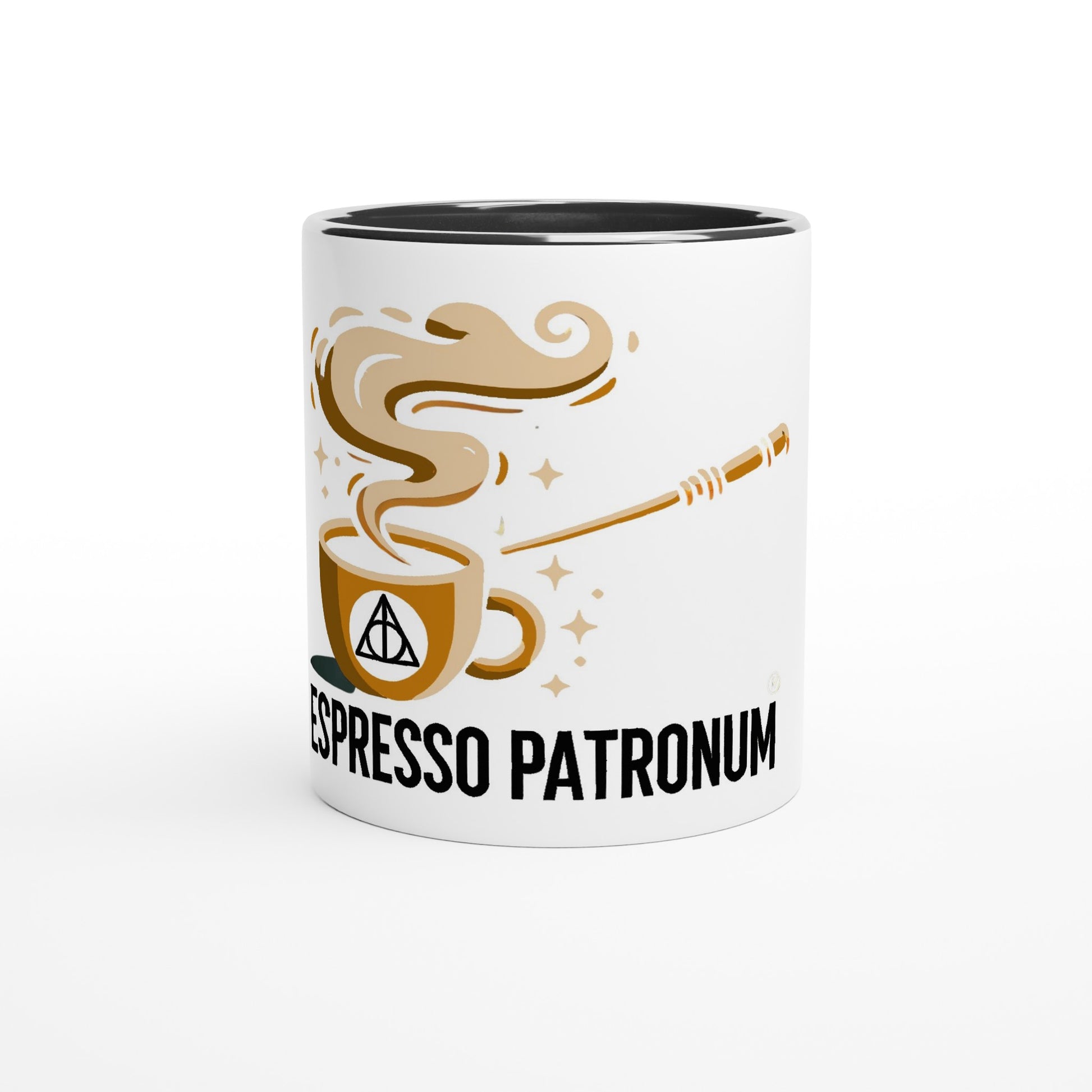 White 11oz Ceramic Mug with Color Inside - Diverso shop