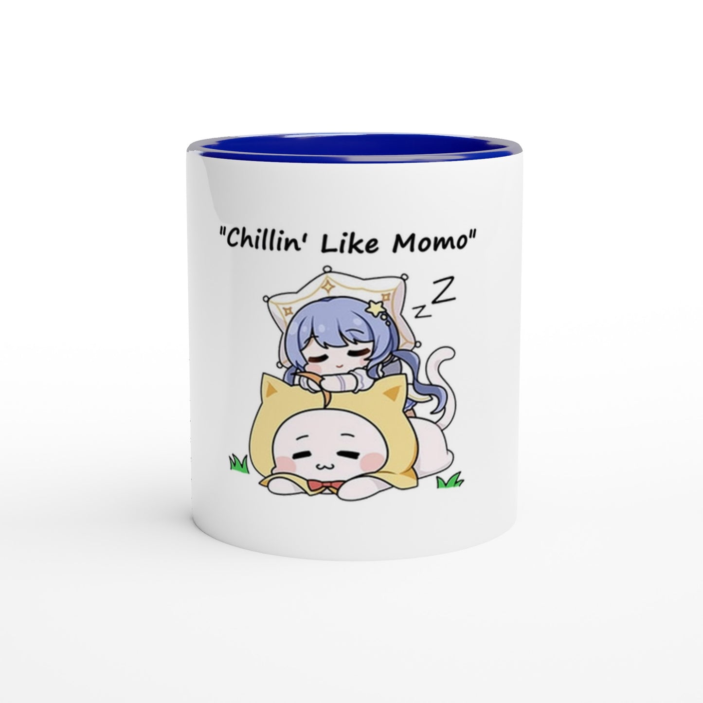 Infinity Nikki Momo White 11oz Ceramic Mug with Color Inside - Diverso shop