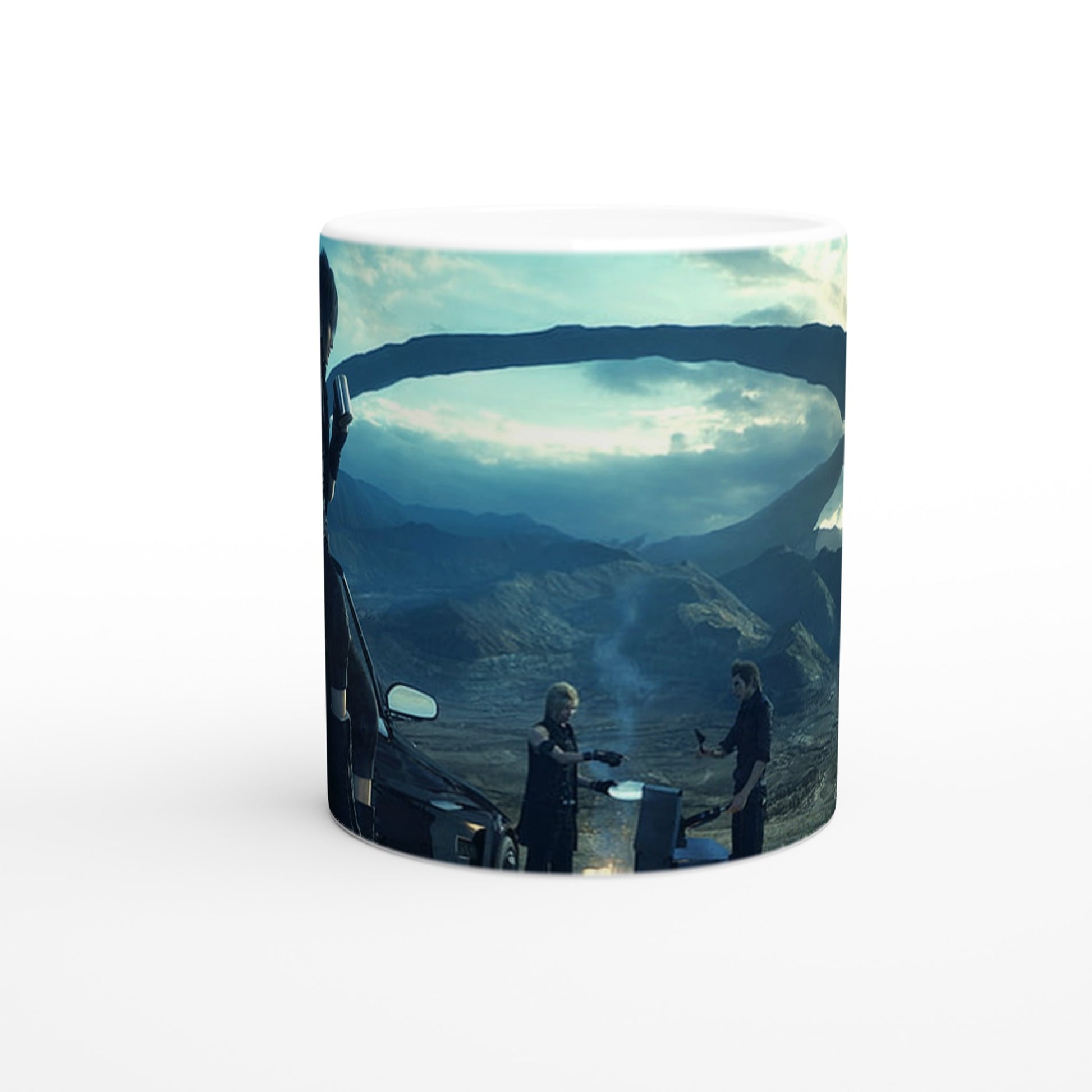 Final fantasy inspired White 11oz Ceramic Mug - Diverso shop