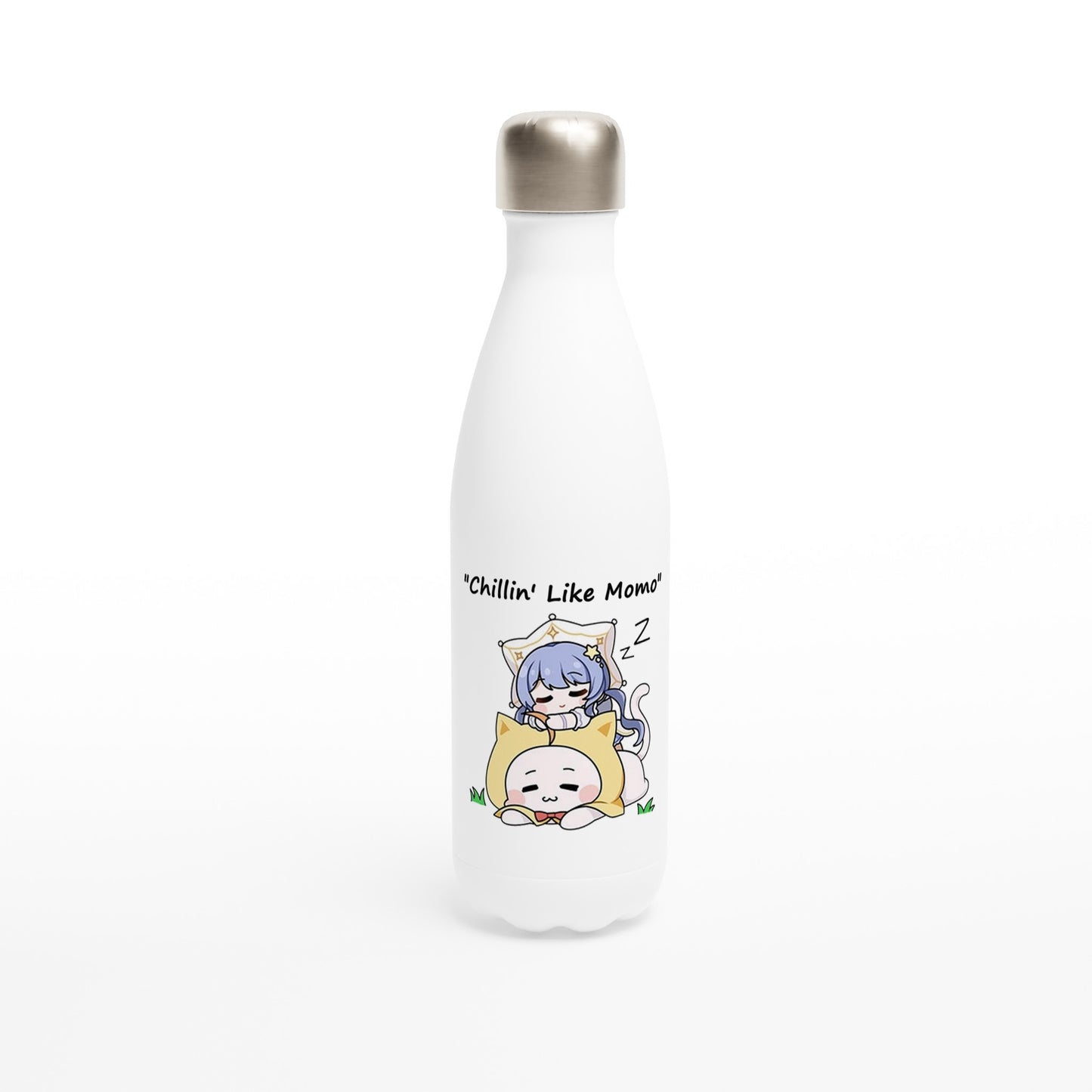 White 17oz Stainless Steel Water Bottle - Diverso shop