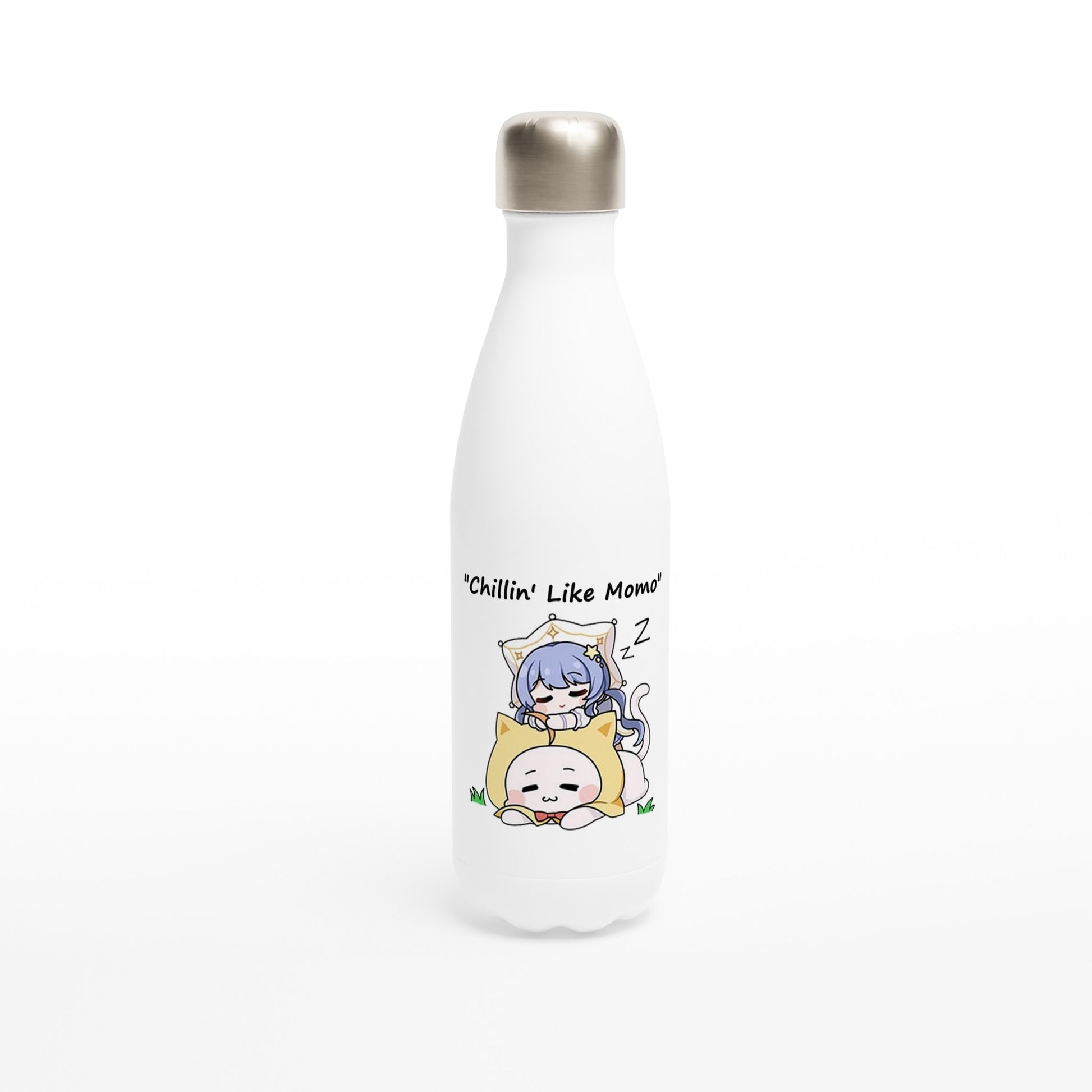 White 17oz Stainless Steel Water Bottle - Diverso shop