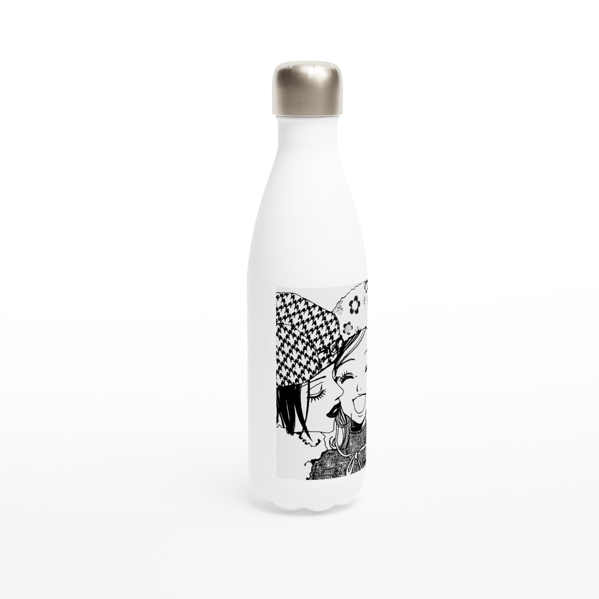 Nana Osaki Hachi White 17oz Stainless Steel Water Bottle - Diverso shop