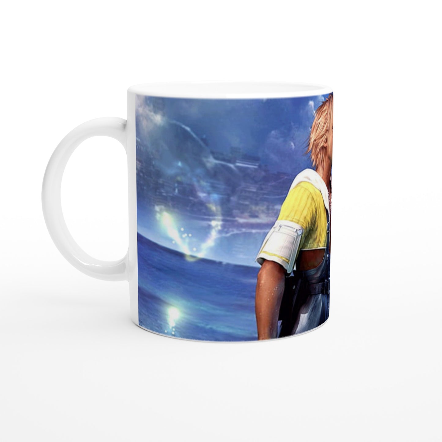 Final Fantasy inspired Tidus White 11oz Ceramic Mug - Diverso shop